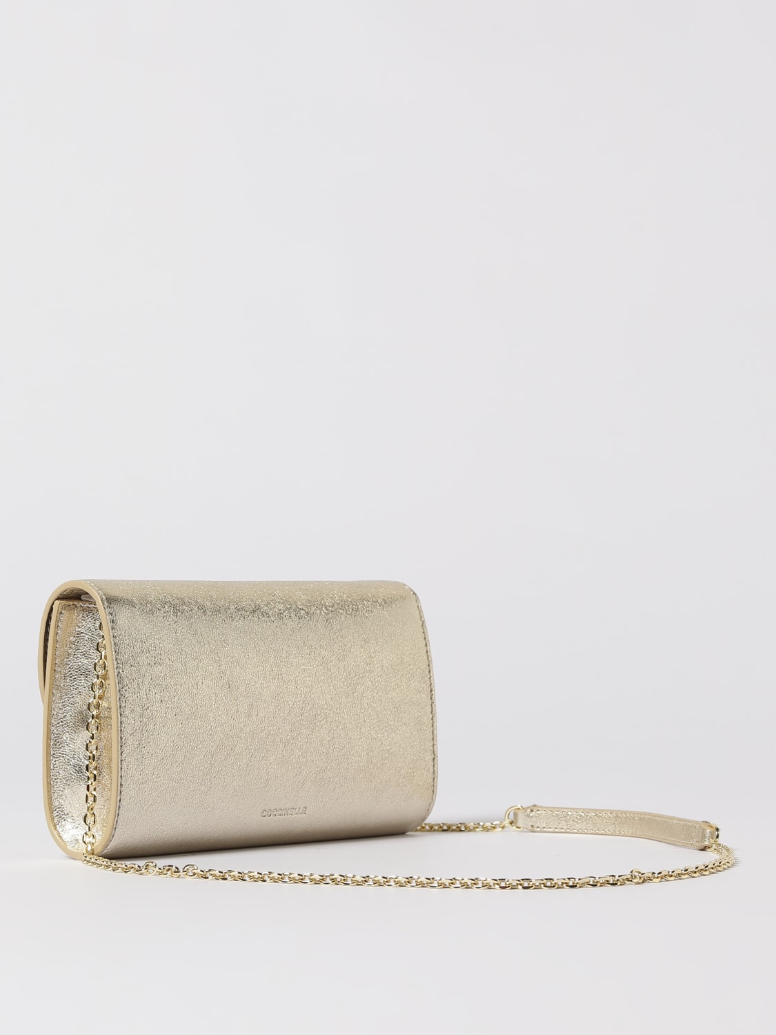 COCCINELLE BORSA A TRACOLLA: Borsa Nikla Coccinelle in pelle , Oro - Img 2