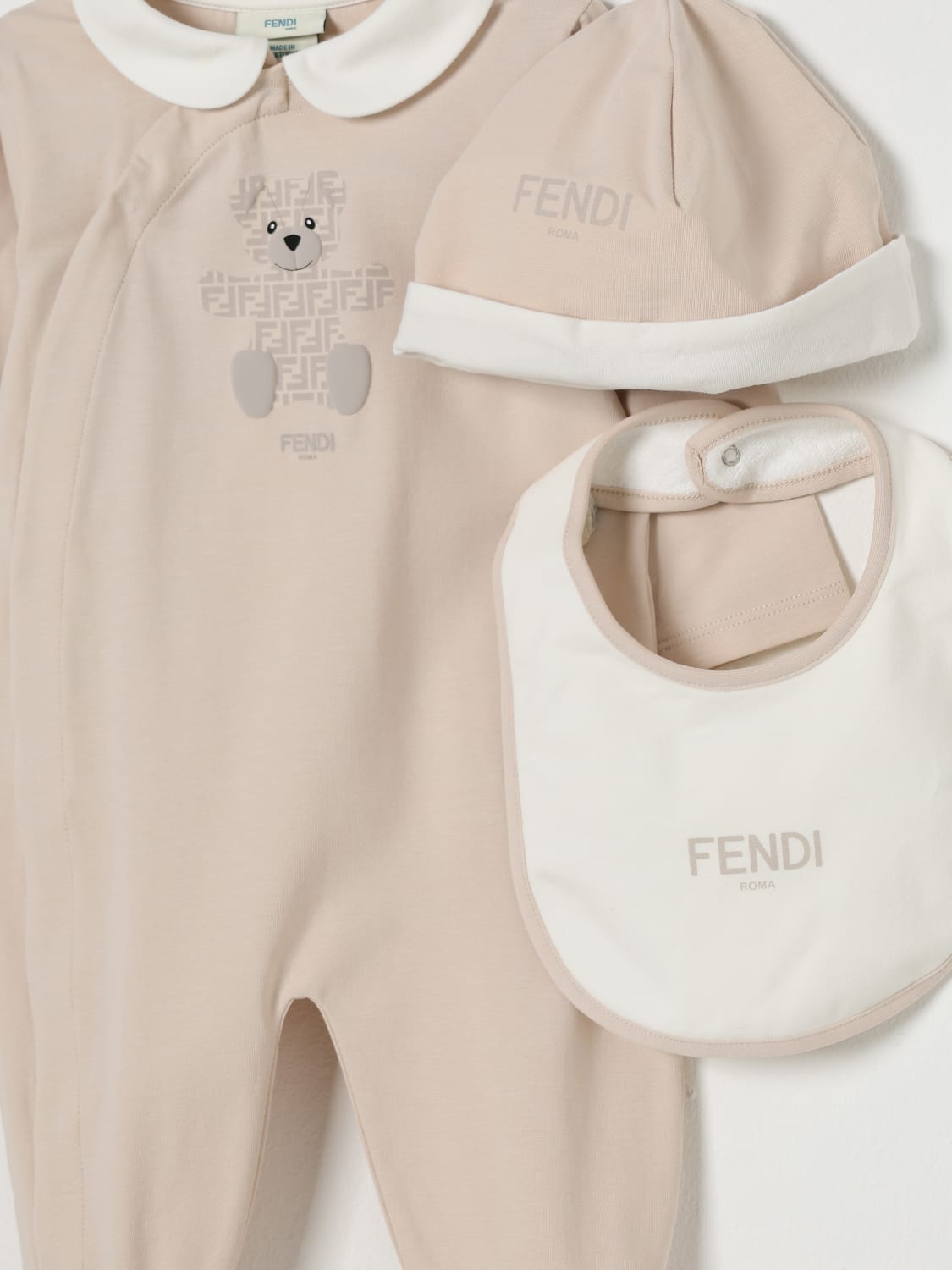 FENDI ENSEMBLE: Sous-vêtement enfant Fendi, Beige - Img 3