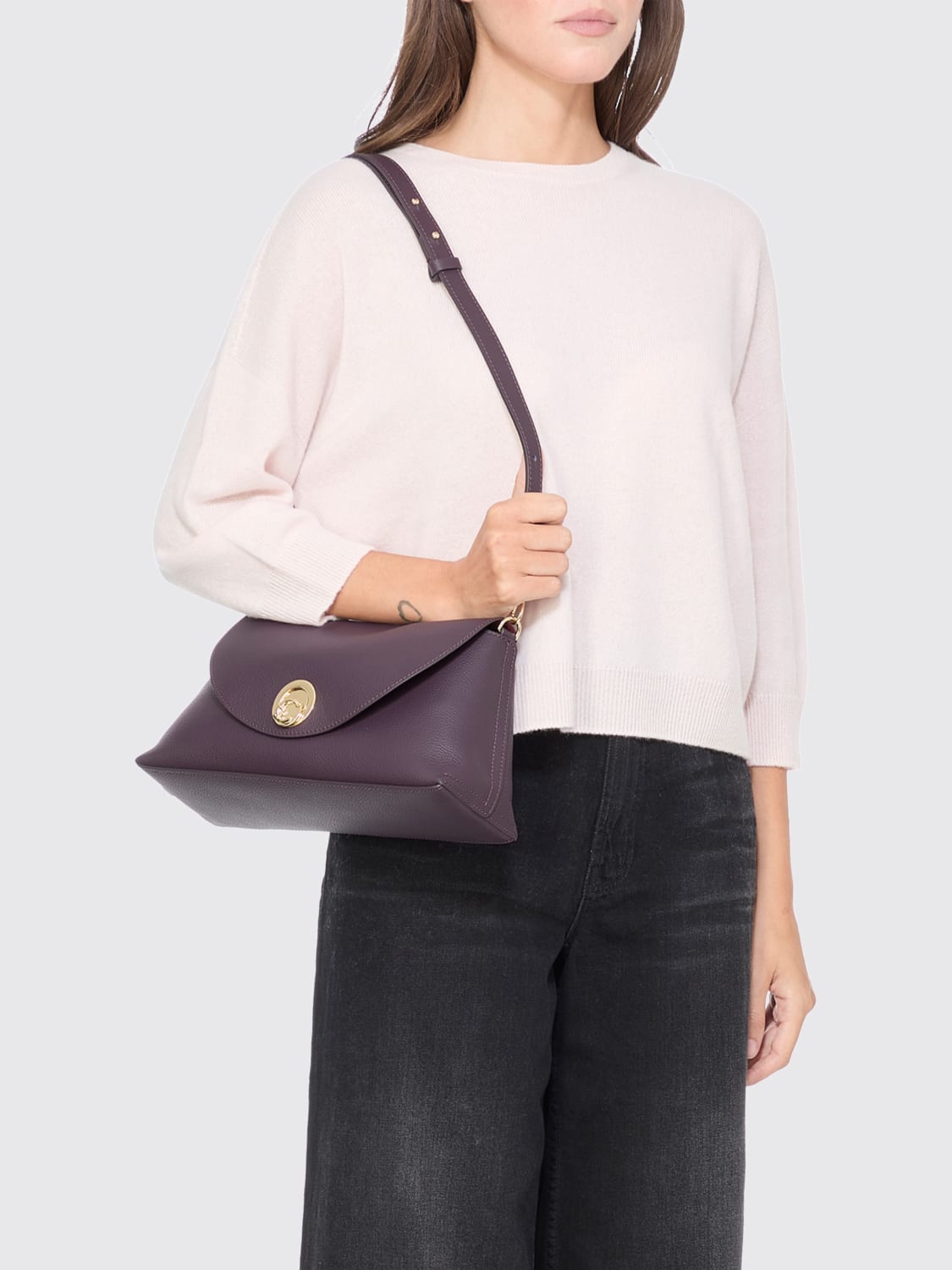 COCCINELLE SHOULDER BAG: Handbag woman Coccinelle, Violet - Img 2
