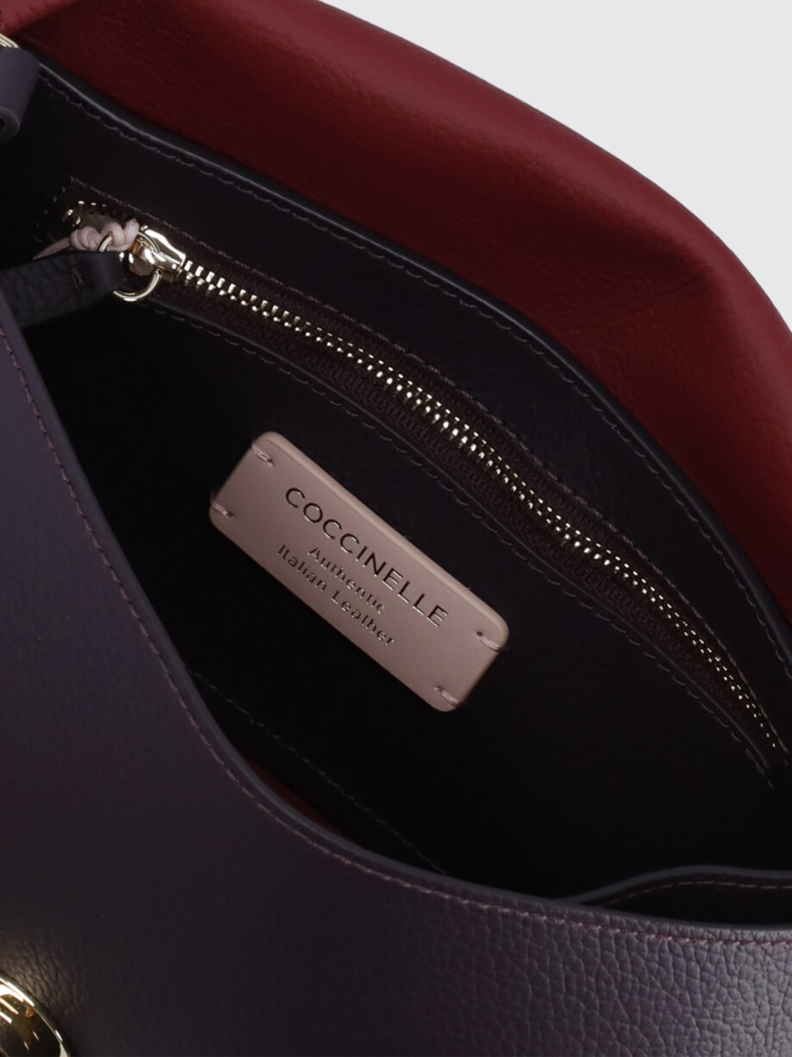 COCCINELLE SHOULDER BAG: Handbag woman Coccinelle, Violet - Img 4