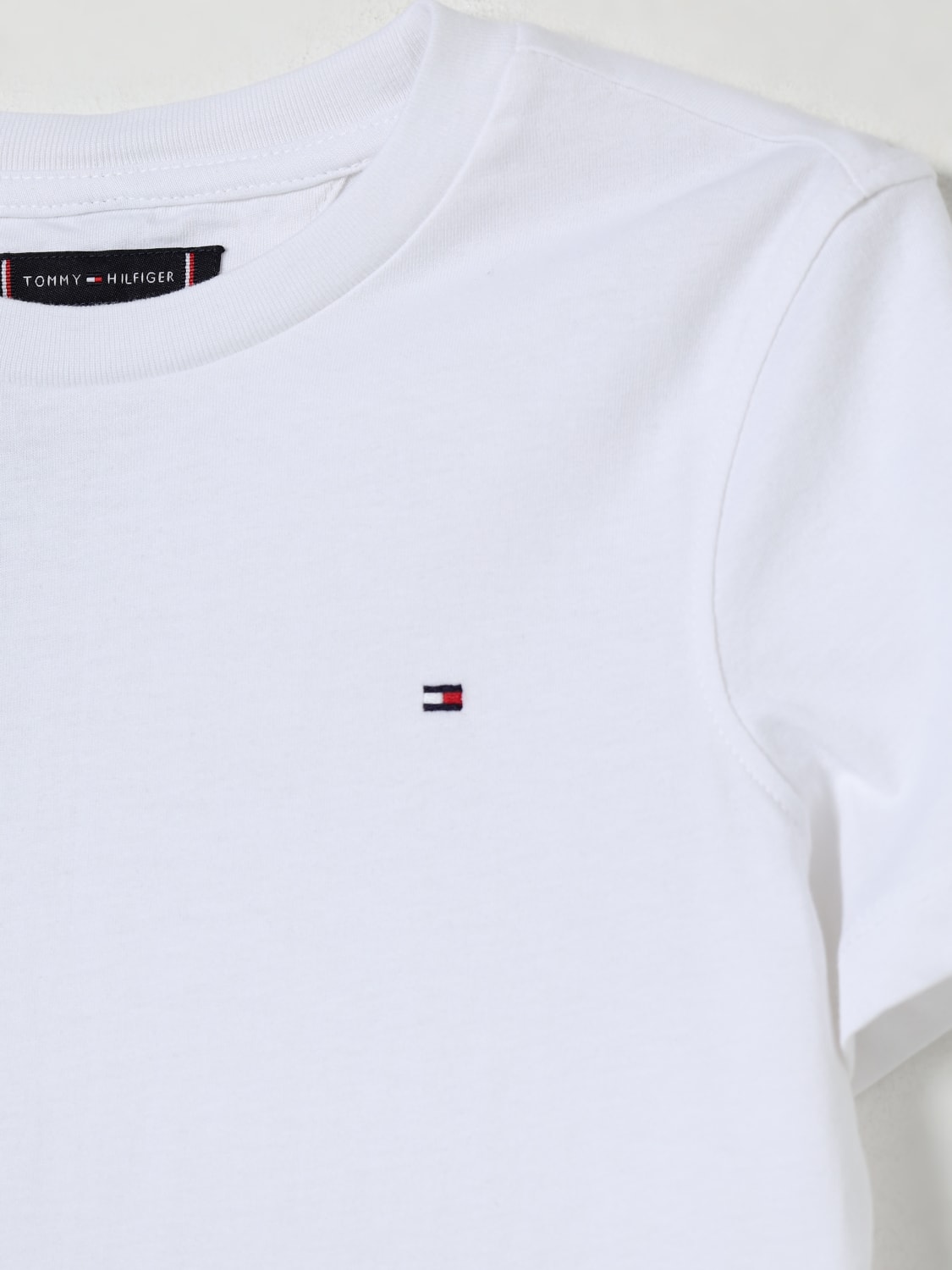 TOMMY HILFIGER T-SHIRT: T-shirt kids Tommy Hilfiger, White - Img 3