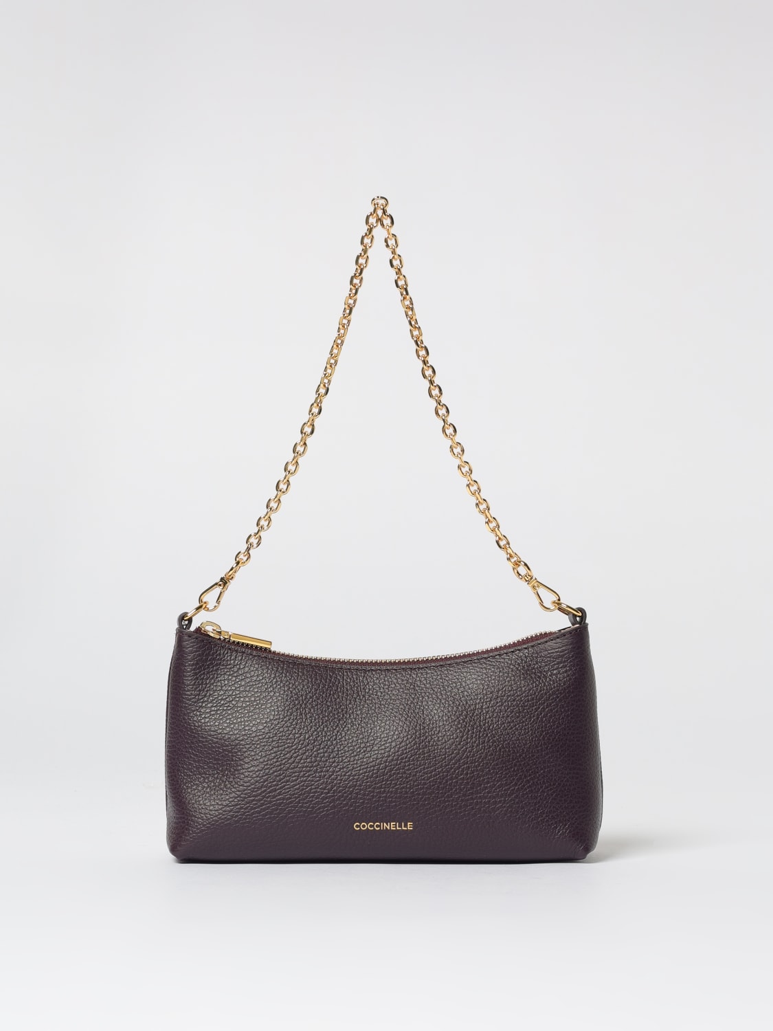 COCCINELLE MINI BOLSO: Bolso de mano mujer Coccinelle, Ciruela - Img 1