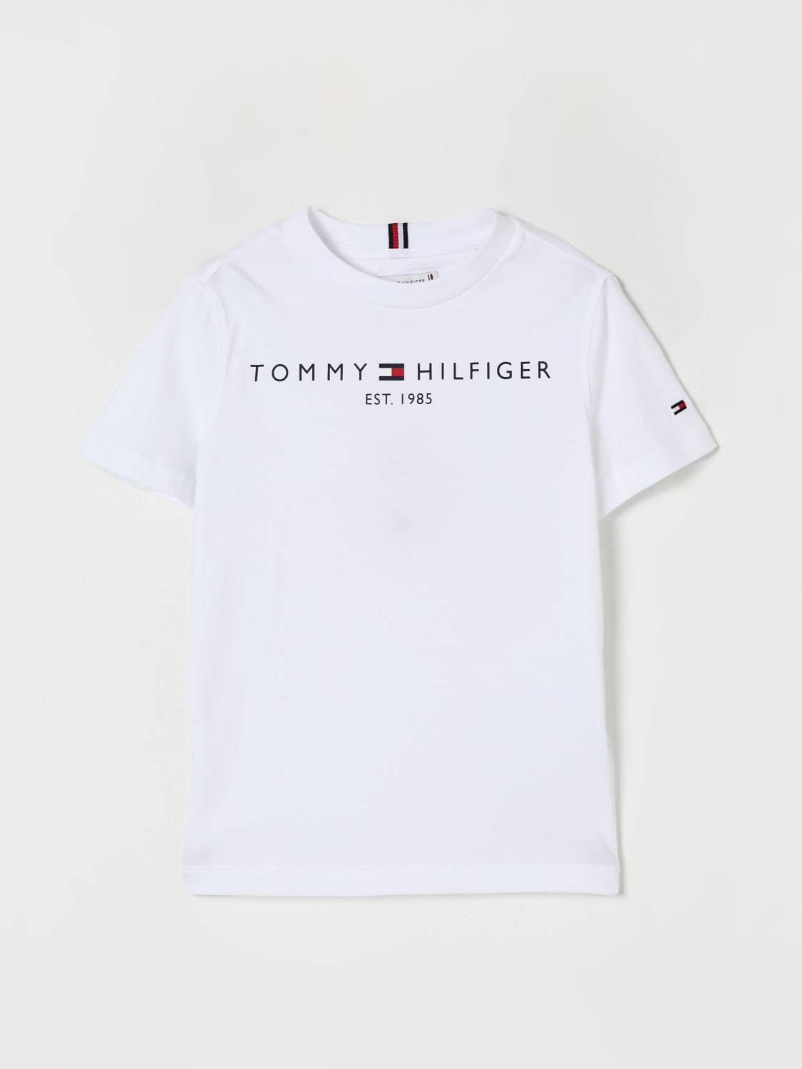TOMMY HILFIGER CAMISETA: Camiseta niños Tommy Hilfiger, Blanco - Img 1