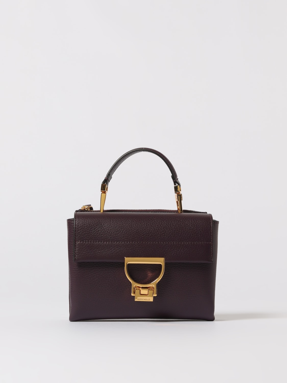 COCCINELLE MINI BAG: Mini bag woman Coccinelle, Plum - Img 1