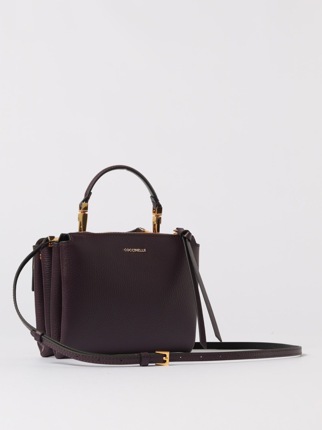 COCCINELLE MINI BAG: Mini bag woman Coccinelle, Plum - Img 2