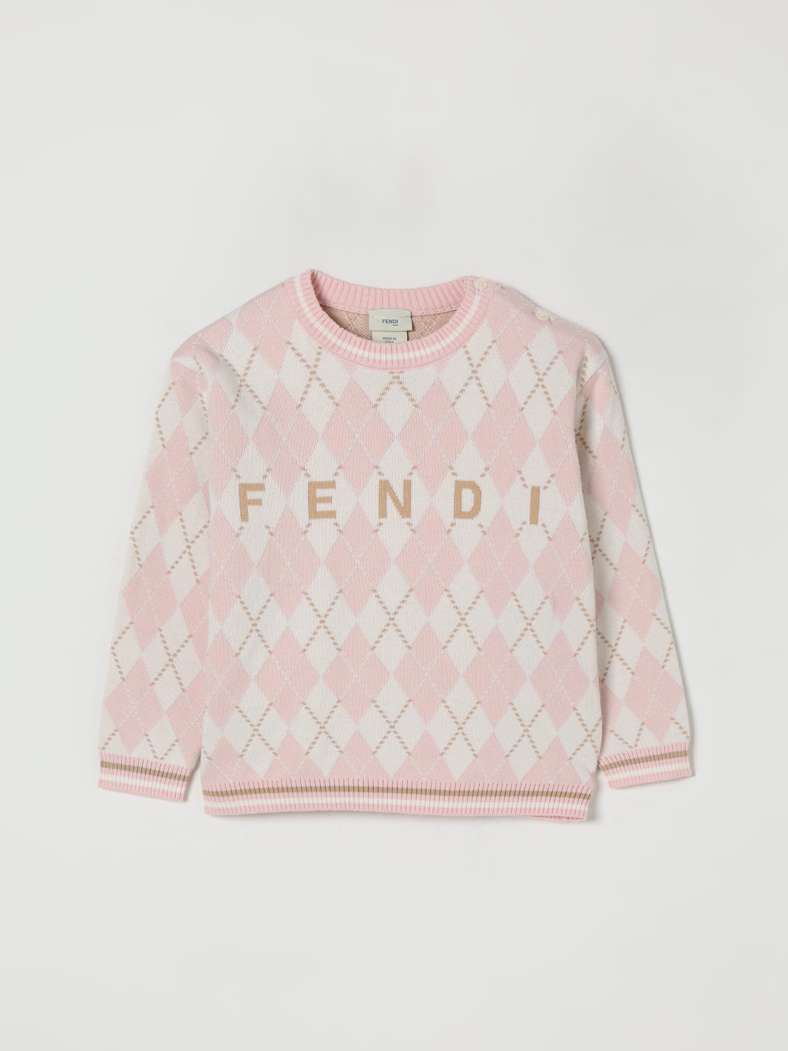 FENDI SWEATER: Swimsuit kids Fendi, Pink - Img 1