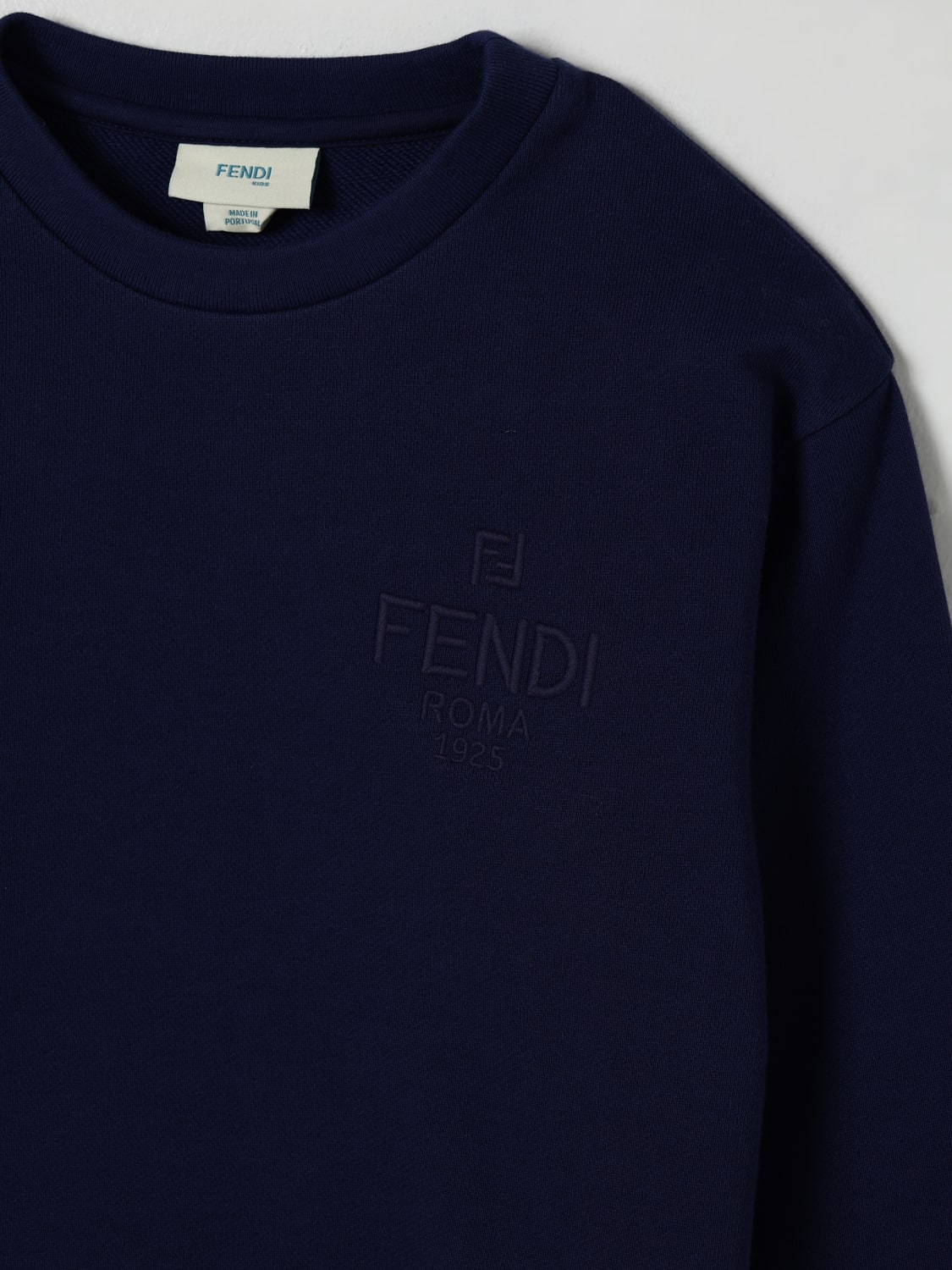 FENDI PULL: Maillot de bain enfant Fendi, Bleu - Img 3