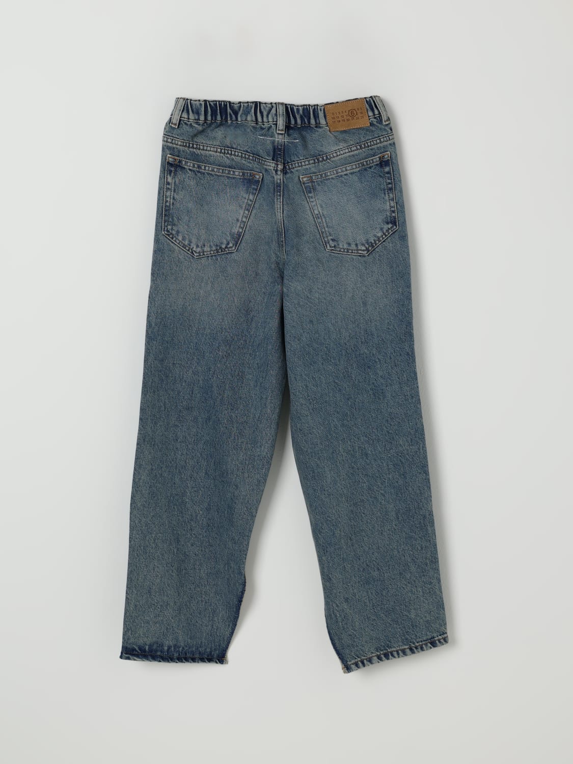 MM6 MAISON MARGIELA JEANS: Hose kinder Mm6 Maison Margiela, Denim - Img 2