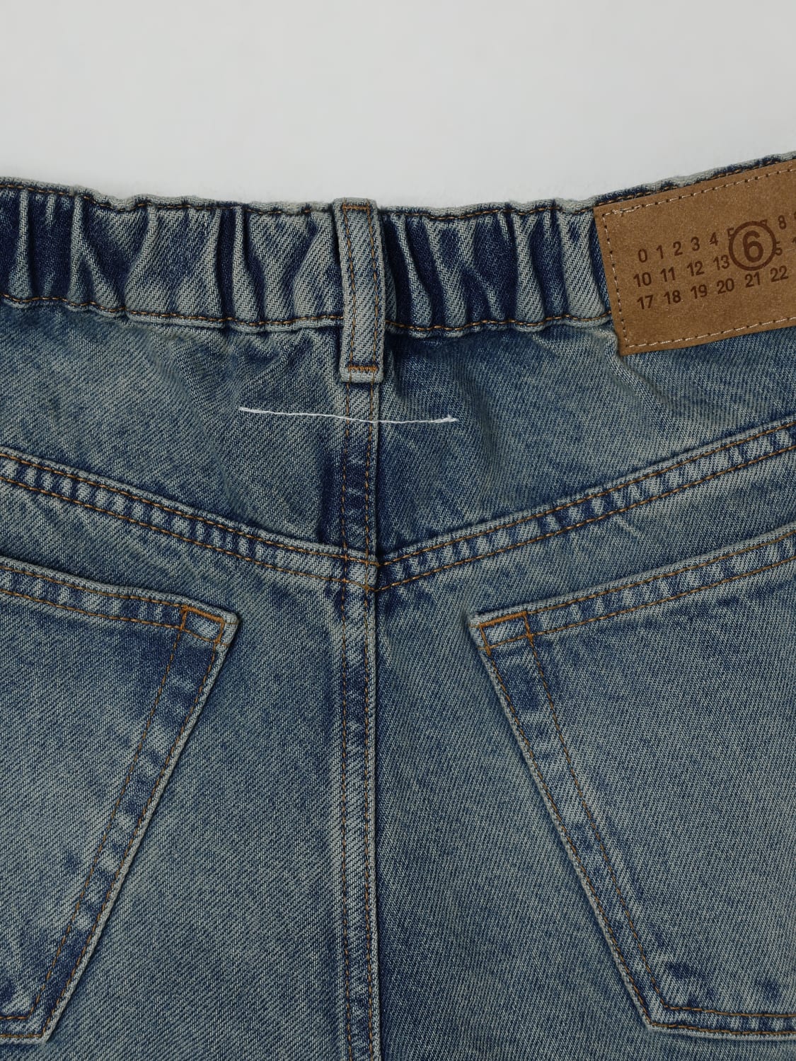 MM6 MAISON MARGIELA JEANS: Hose kinder Mm6 Maison Margiela, Denim - Img 3