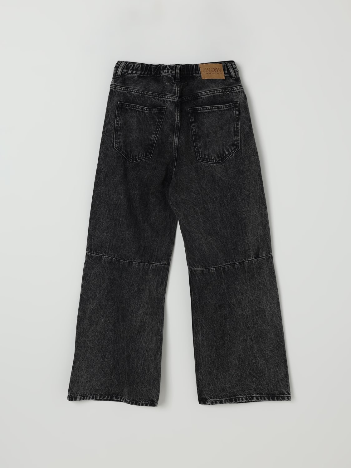 MM6 MAISON MARGIELA JEANS: Jeans largo a 5 tasche Mm6 Maison Margiela, Denim - Img 2