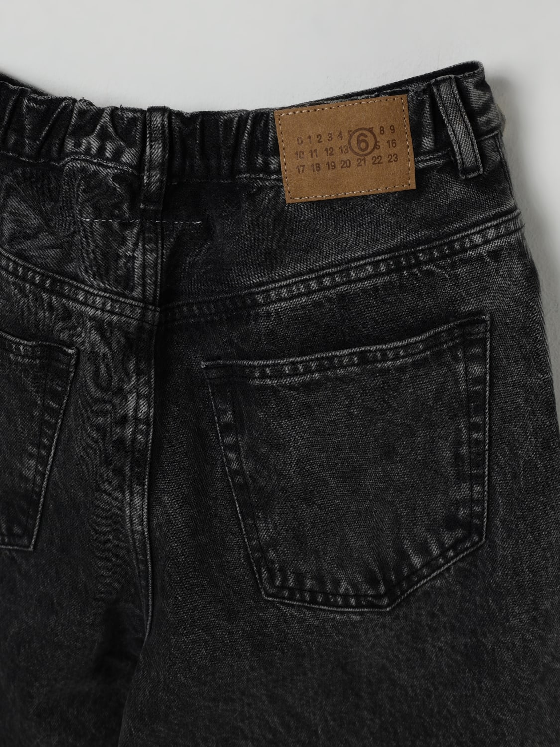 MM6 MAISON MARGIELA JEANS: Jeans largo a 5 tasche Mm6 Maison Margiela, Denim - Img 3