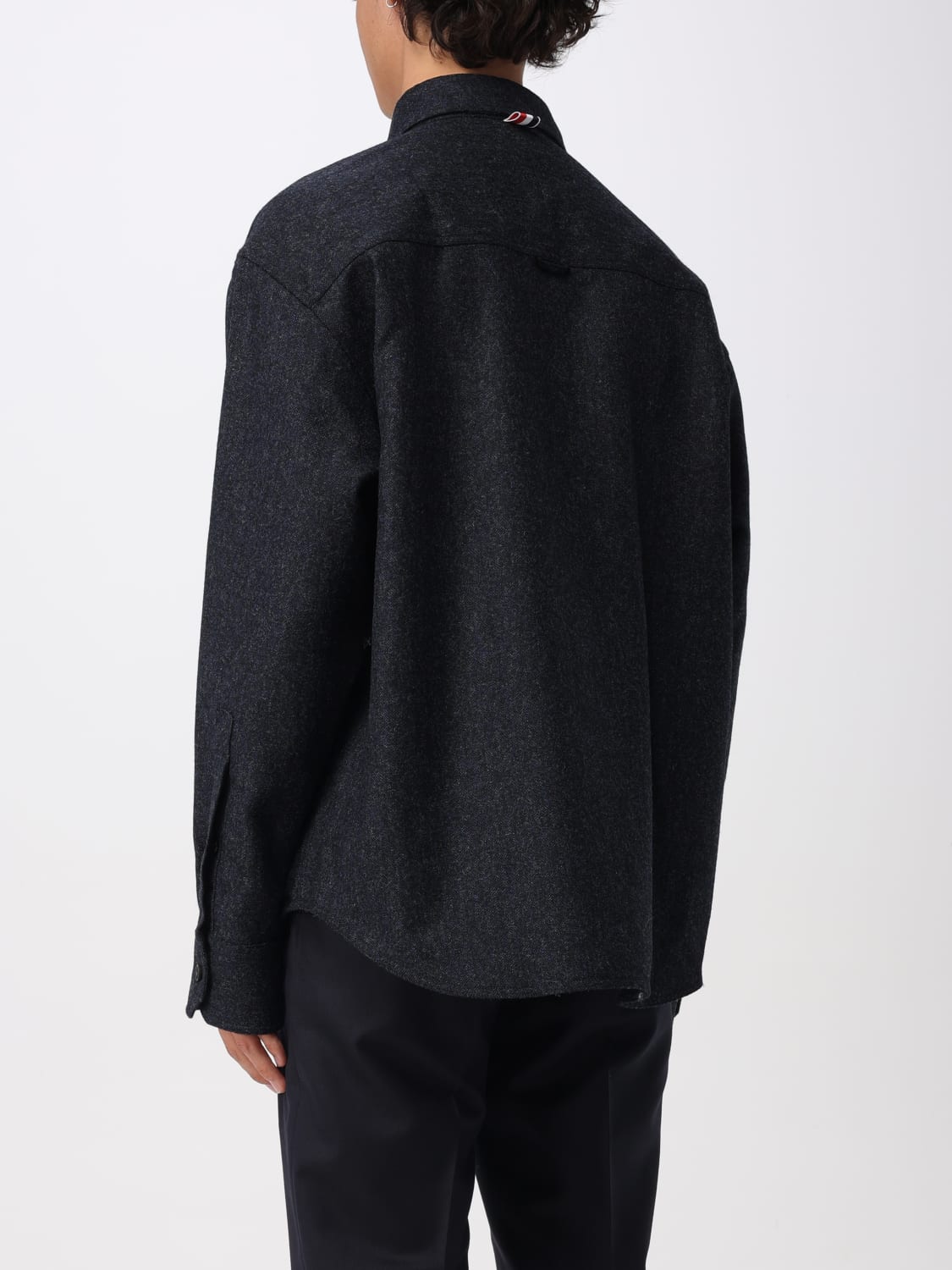 THOM BROWNE JACKE: Hemd herren Thom Browne, Blau - Img 3