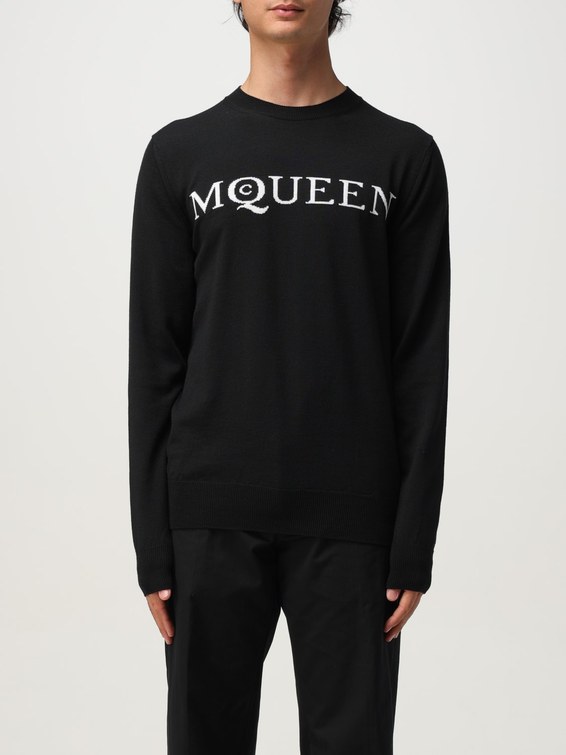 MCQUEEN SWEATER: Sweater men McQueen, Black - Img 1