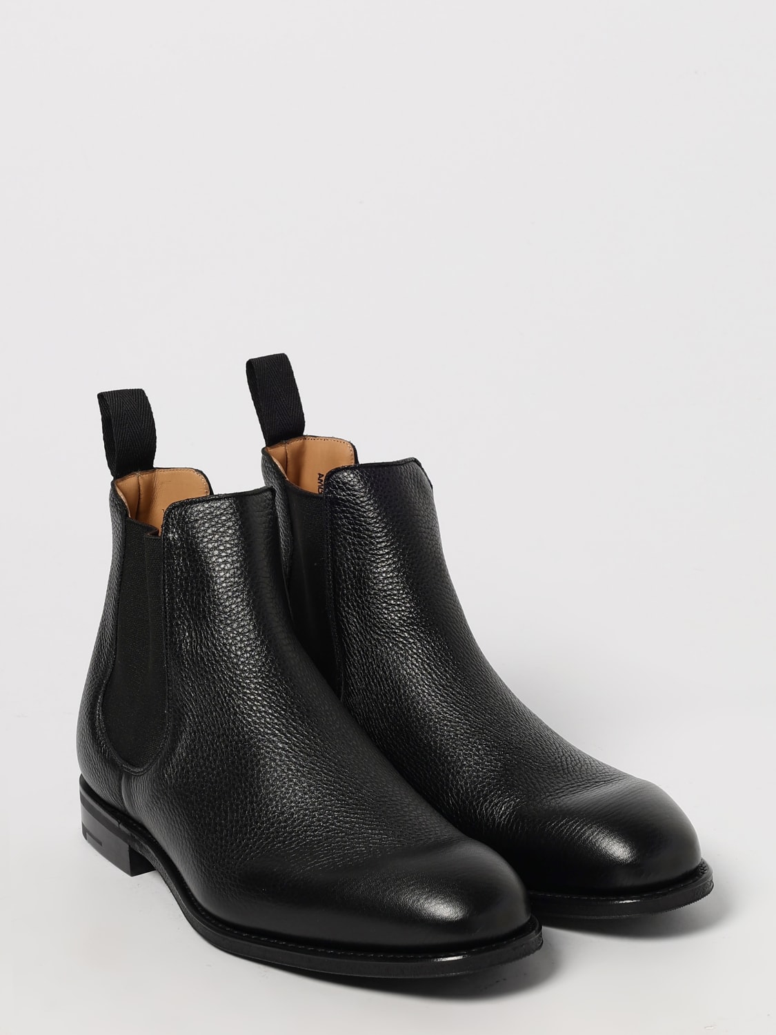 CHURCH'S STIVALETTI: Stivaletto Church's in pelle a grana , Nero - Img 2