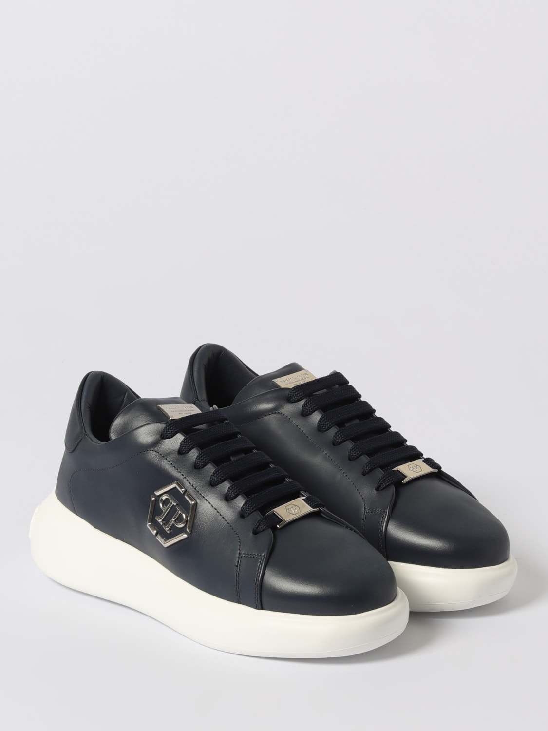 PHILIPP PLEIN ZAPATILLAS: Zapatillas hombre Philipp Plein, Azul Marino - Img 2