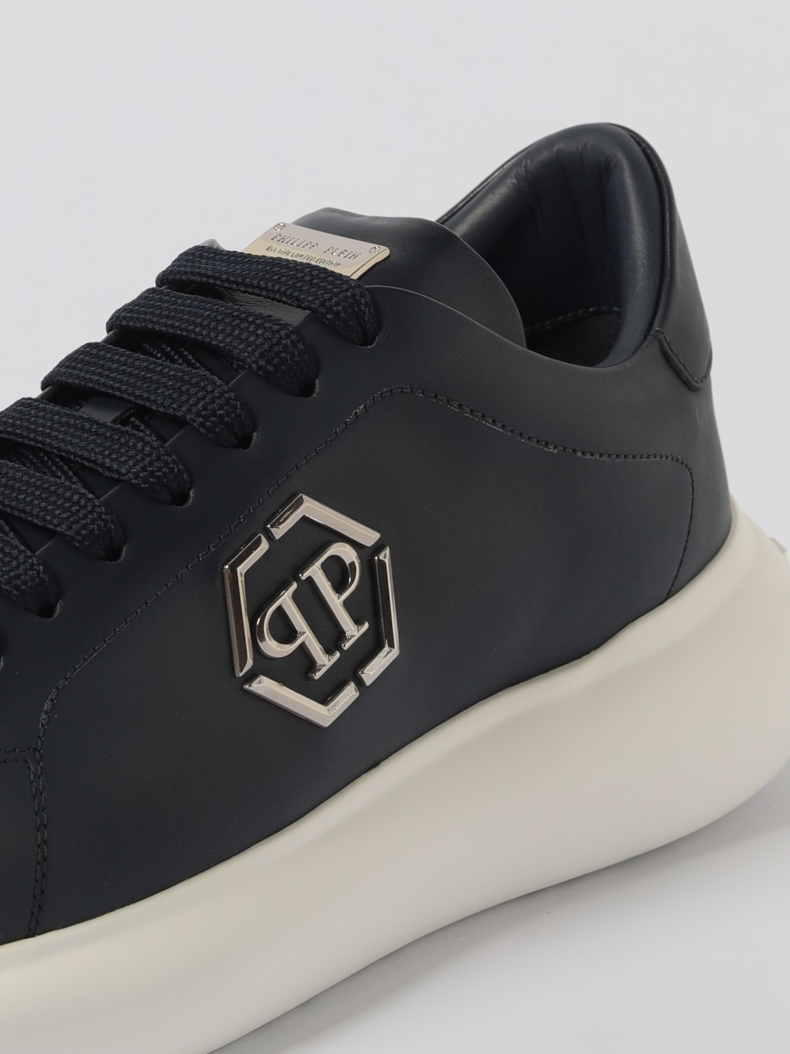 PHILIPP PLEIN ZAPATILLAS: Zapatillas hombre Philipp Plein, Azul Marino - Img 4