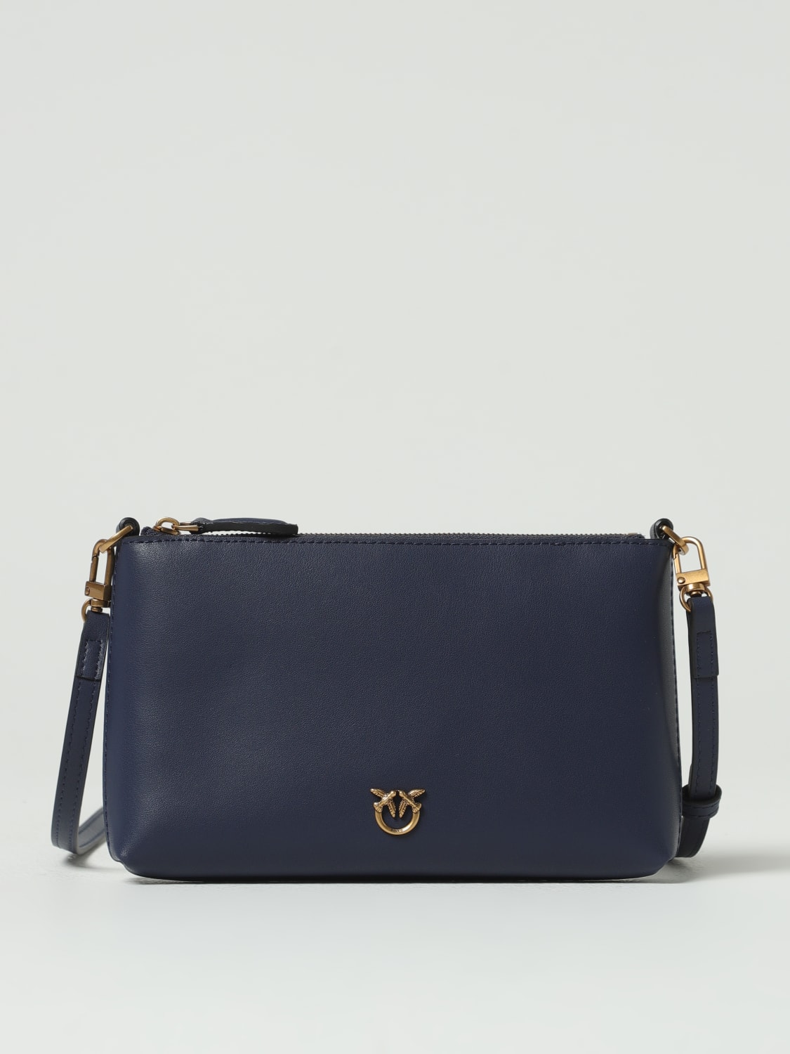 PINKO MINI BAG: Shoulder bag woman Pinko, Blue - Img 1