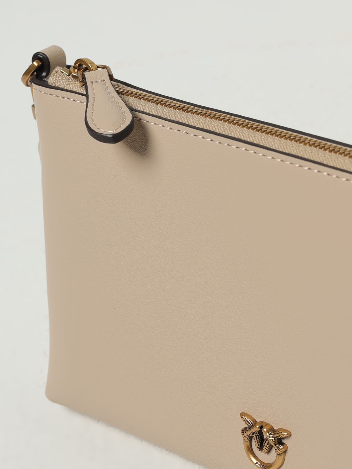 PINKO MINI BAG: Shoulder bag woman Pinko, Beige - Img 3
