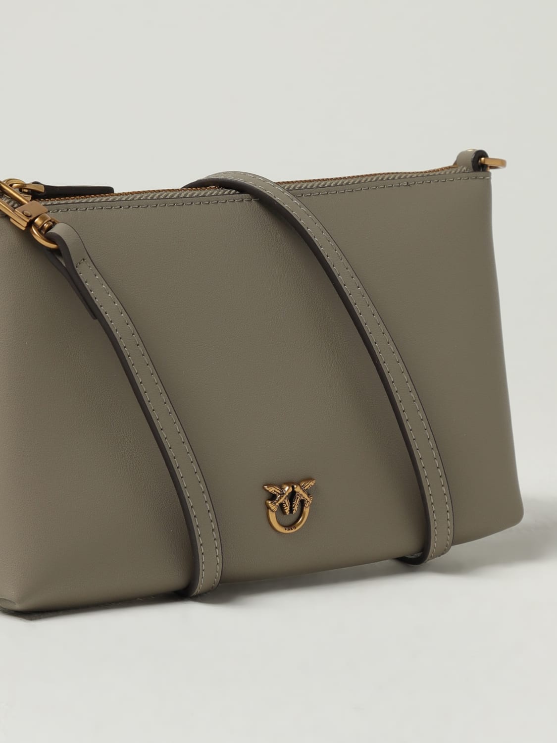 PINKO MINI BAG: Shoulder bag woman Pinko, Brown - Img 3