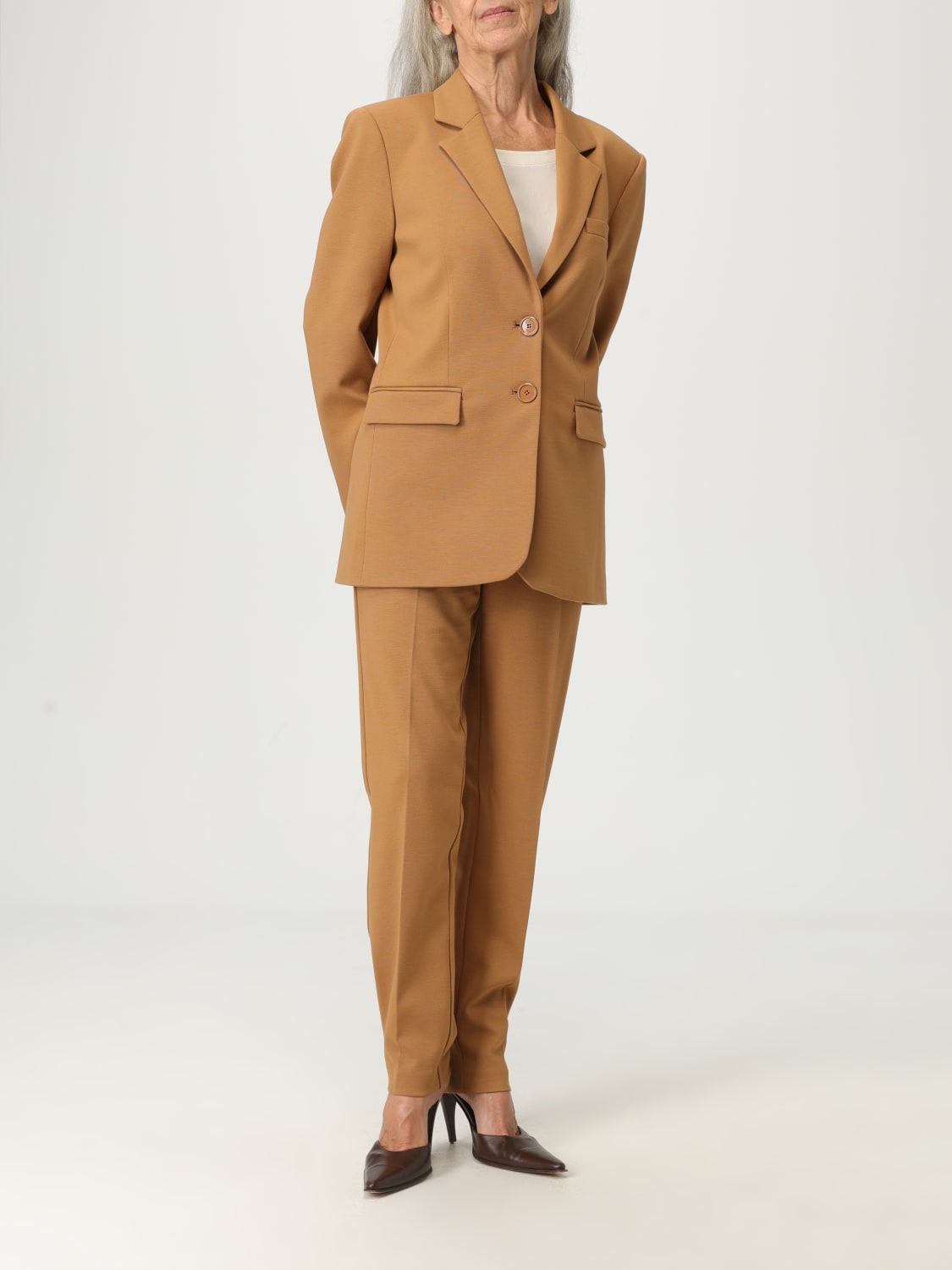 PINKO VESTE: Blazer femme Pinko, Marron - Img 2