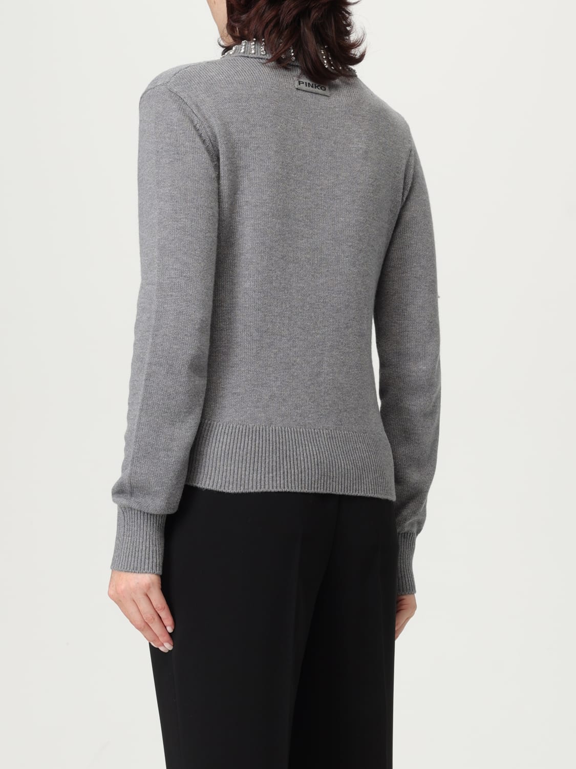 PINKO POLO SHIRT: Sweater woman Pinko, Grey 1 - Img 2