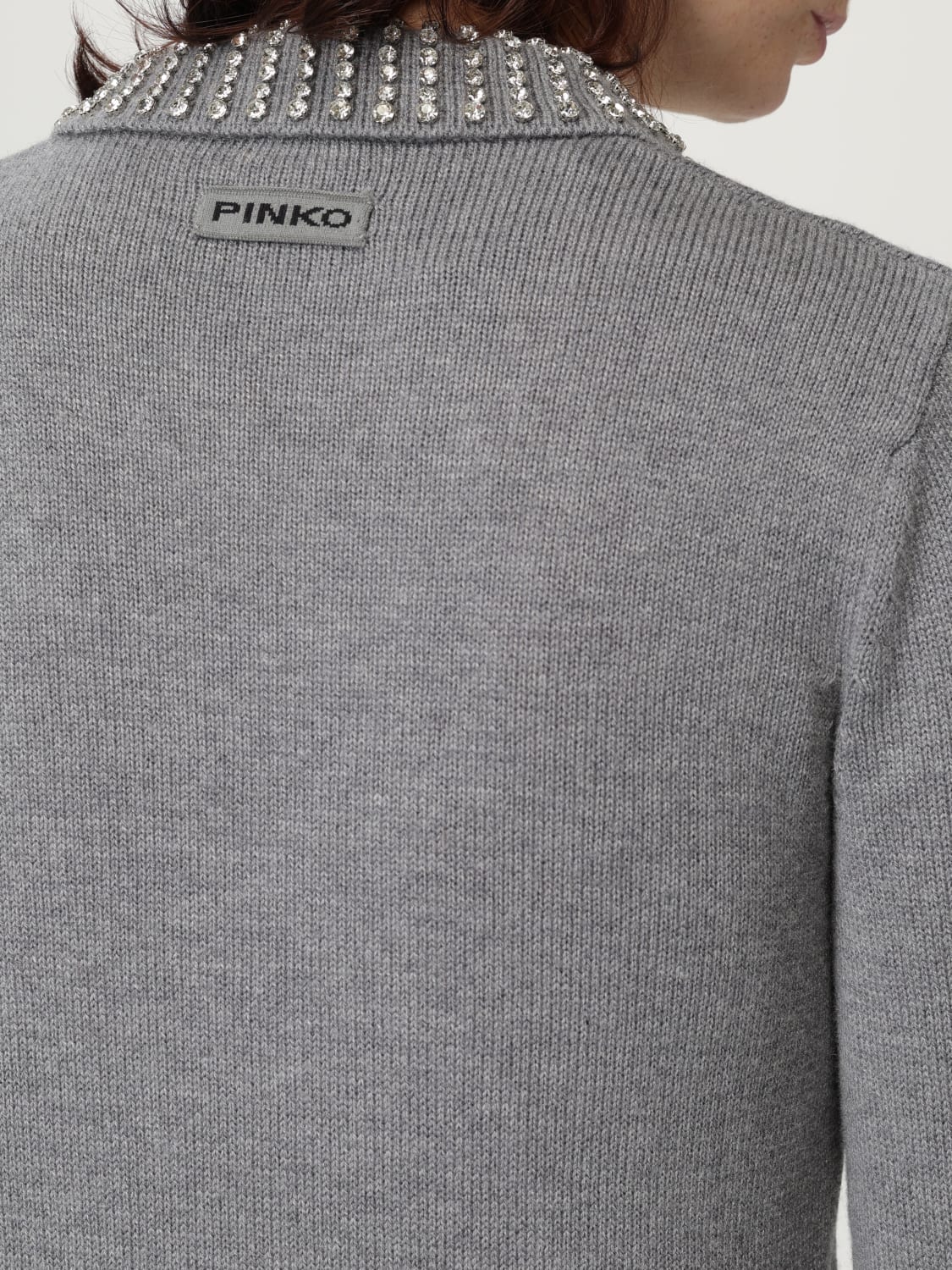 PINKO POLO SHIRT: Sweater woman Pinko, Grey 1 - Img 3