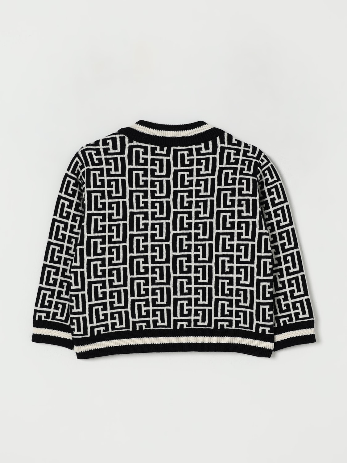 BALMAIN PULLOVER: Pullover kinder Balmain, Ivory - Img 2
