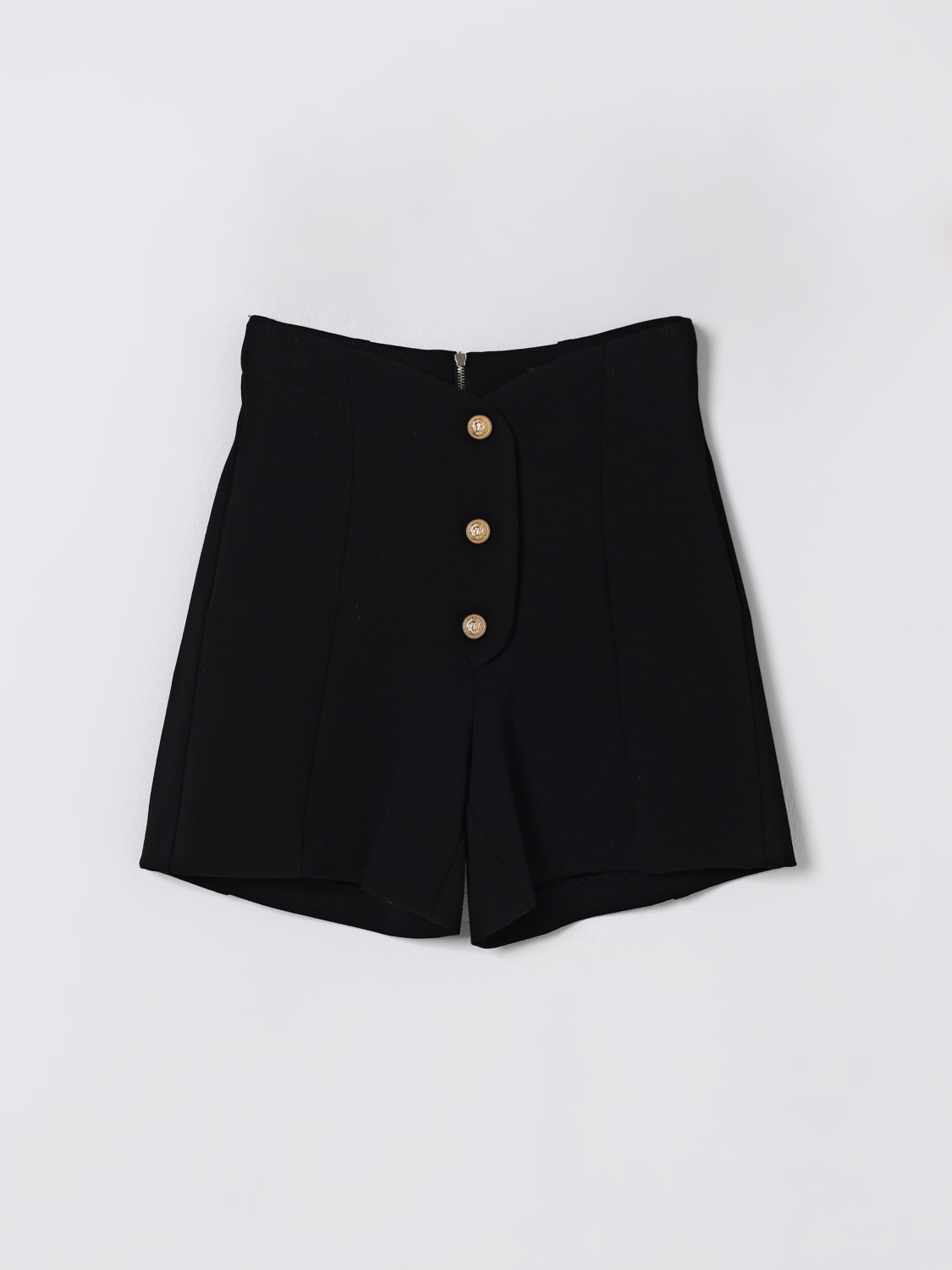 BALMAIN SHORTS: Hose kinder Balmain, Schwarz - Img 1