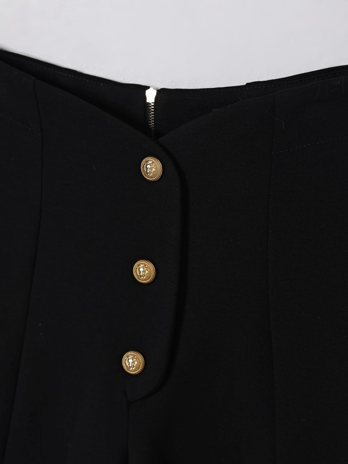 BALMAIN SHORTS: Hose kinder Balmain, Schwarz - Img 3