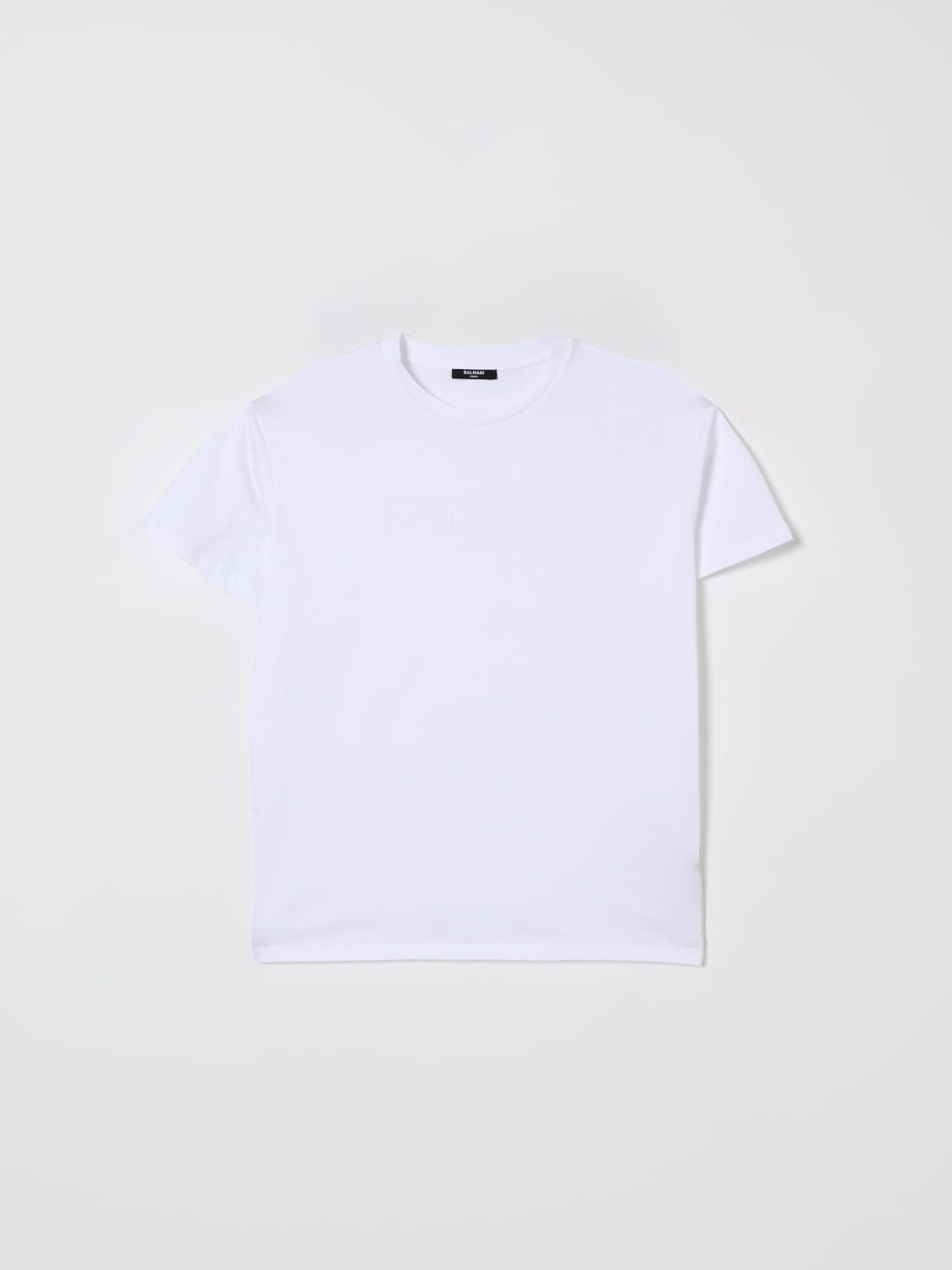 BALMAIN T-SHIRT: T-shirt kids Balmain, White - Img 1