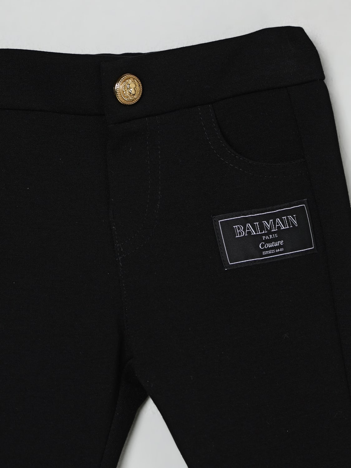 BALMAIN PANTALON: Pantalon enfant Balmain, Noir - Img 3