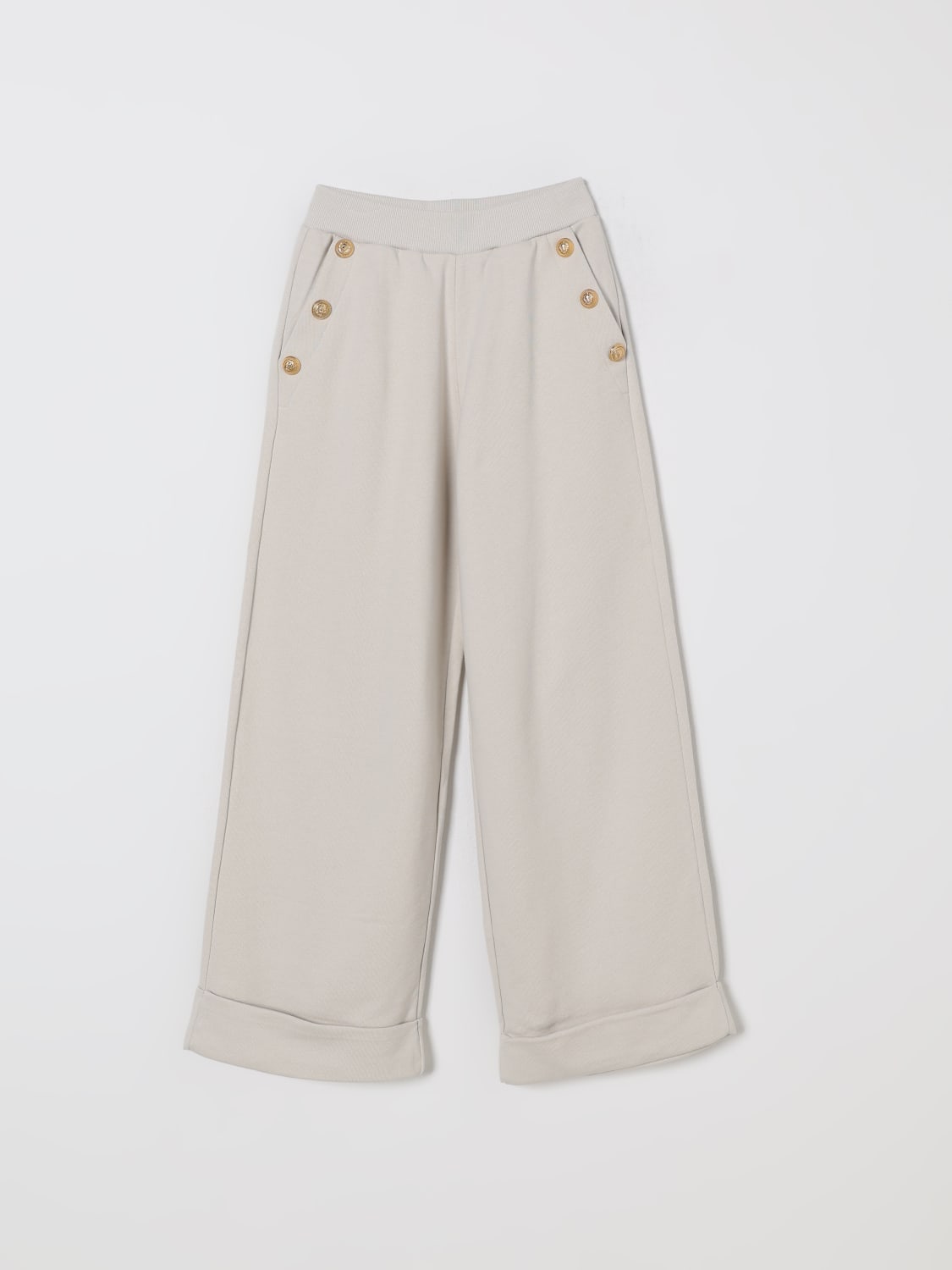 BALMAIN PANTS: Pants kids Balmain, Beige - Img 1