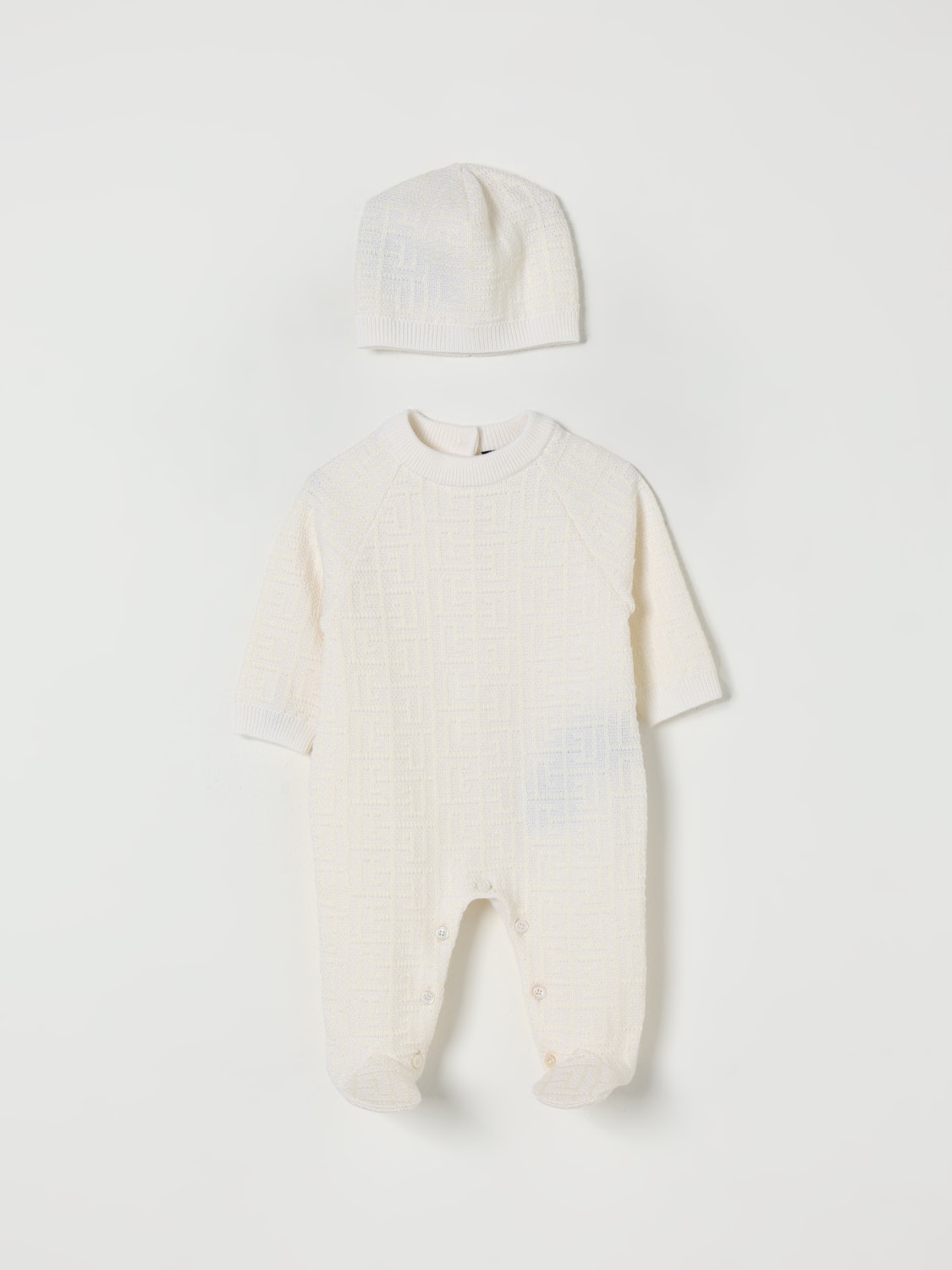 BALMAIN JUMPSUIT: Tracksuits kids Balmain, White - Img 1