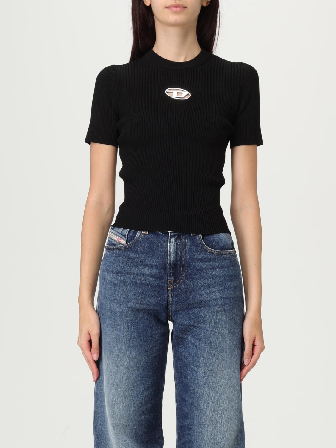 DIESEL TOP: Sweater woman Diesel, Black - Img 1