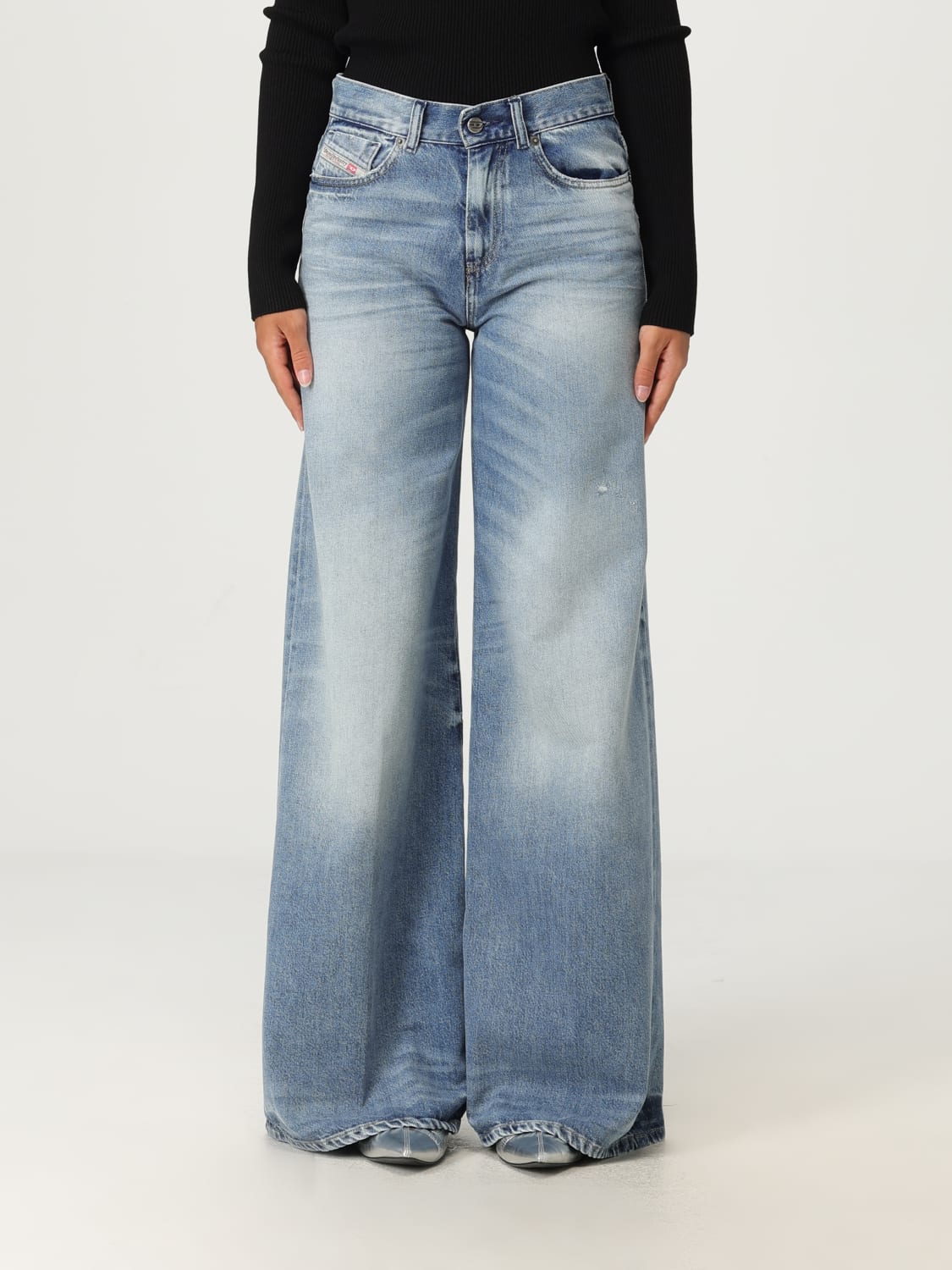 DIESEL VAQUEROS: Vaquero mujer Diesel, Negro - Img 1