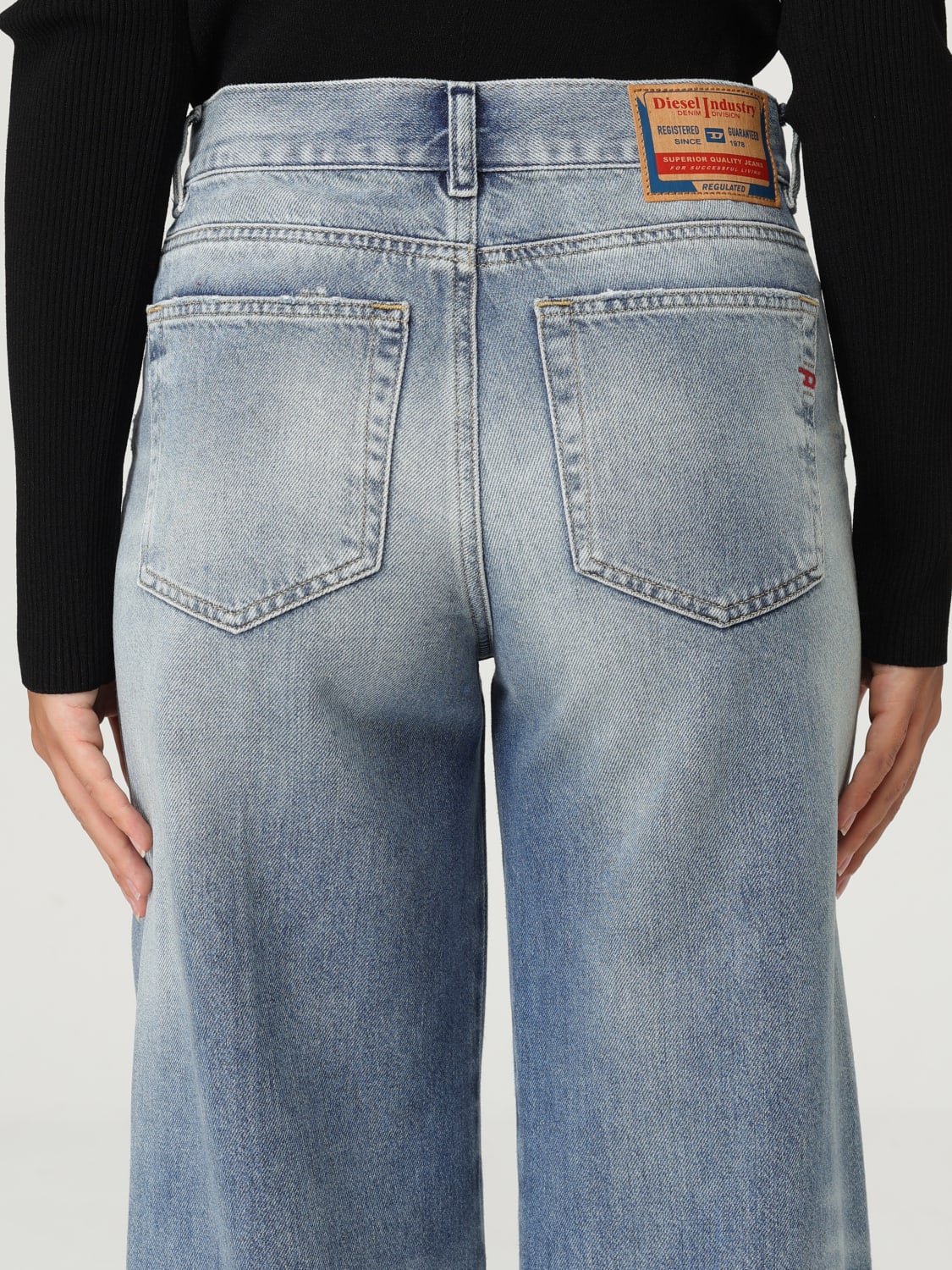 DIESEL VAQUEROS: Vaquero mujer Diesel, Negro - Img 4