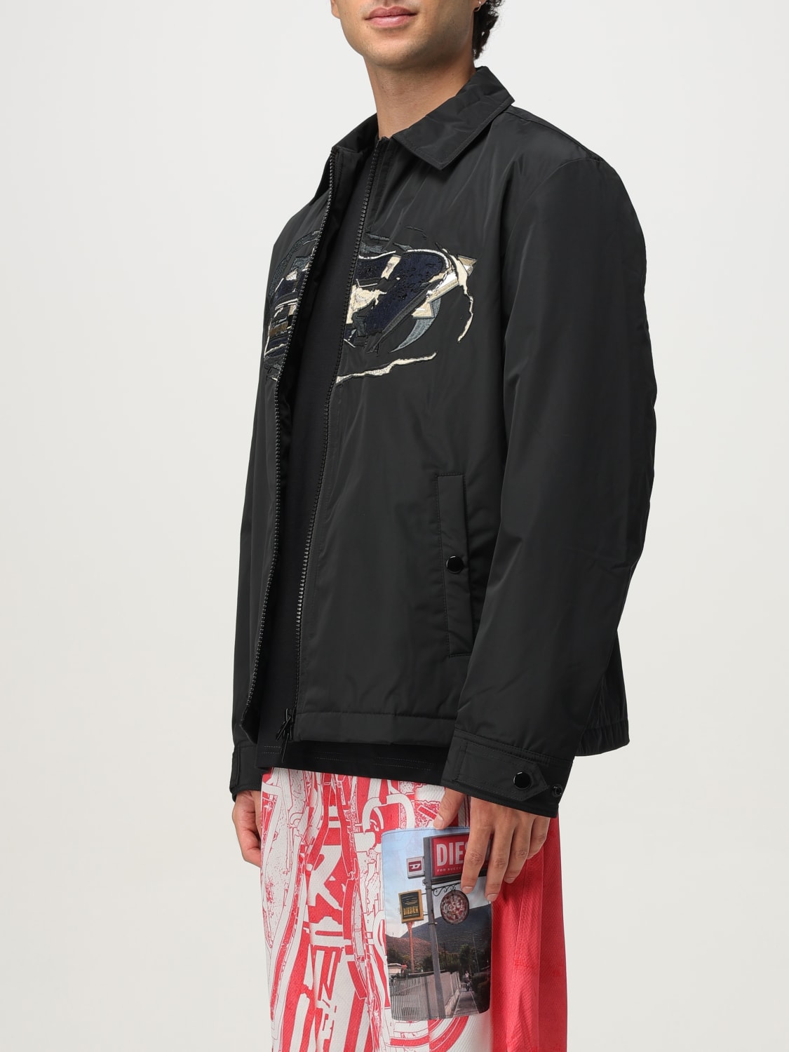 DIESEL JACKET: Jacket men Diesel, Black - Img 3