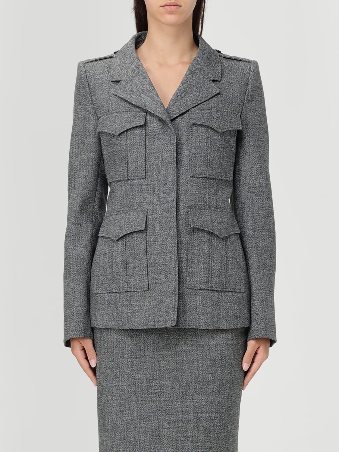 MCQUEEN VESTE: Veste femme McQueen, Gris - Img 1