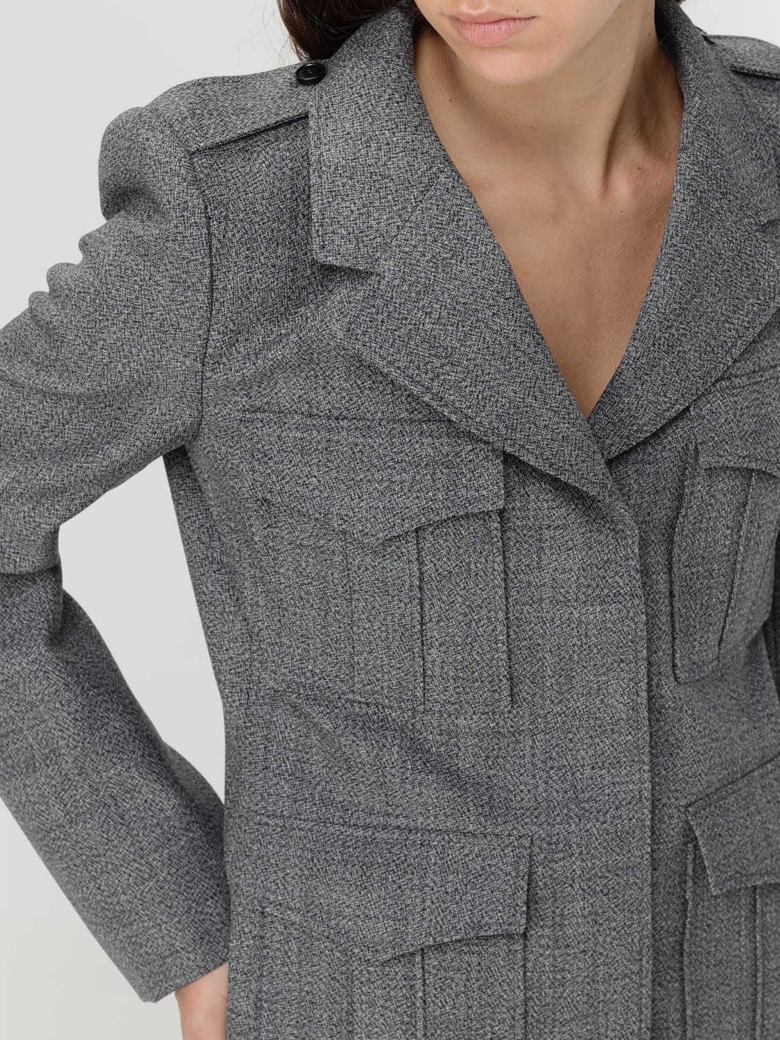 MCQUEEN VESTE: Veste femme McQueen, Gris - Img 5