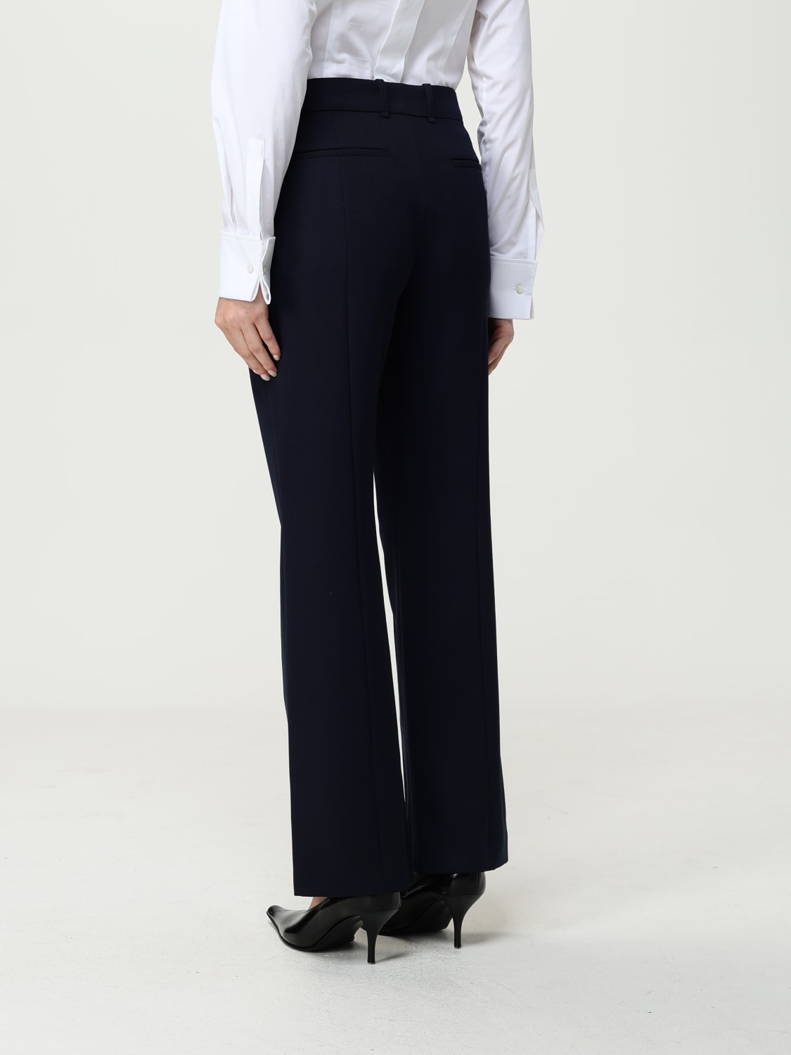 MCQUEEN PANTS: Pants woman McQueen, Blue - Img 2