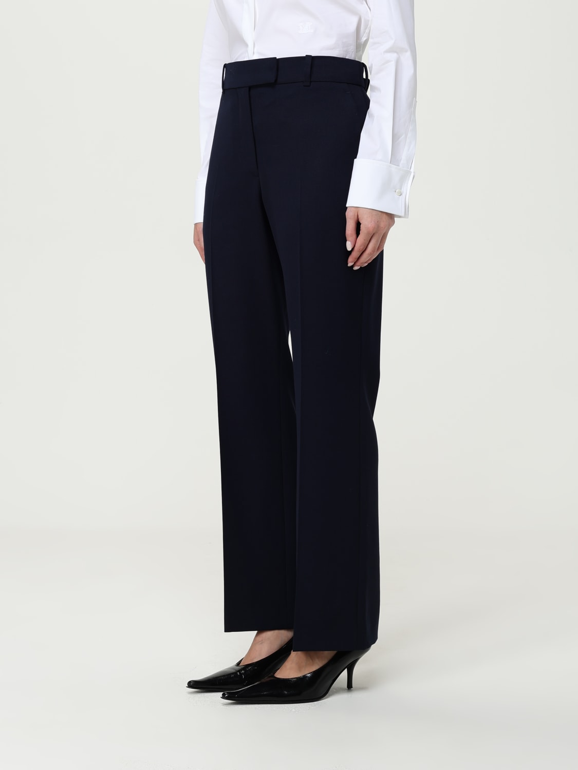MCQUEEN PANTS: Pants woman McQueen, Blue - Img 3
