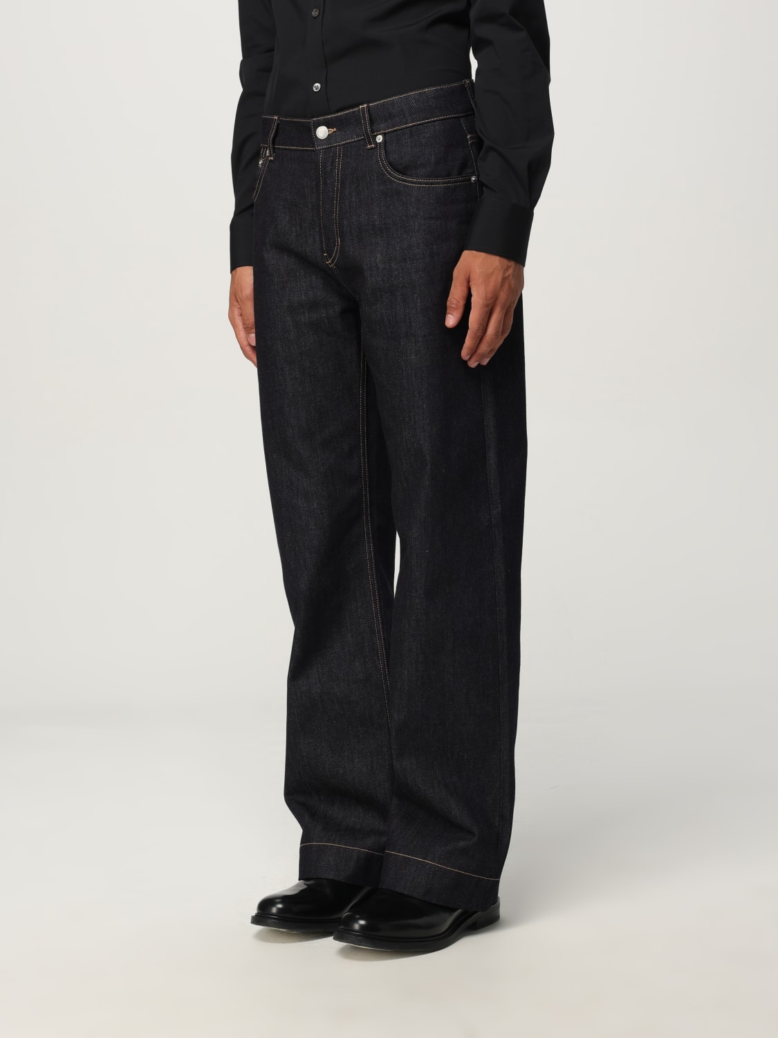 MCQUEEN JEANS: Jeans men McQueen, Denim - Img 4