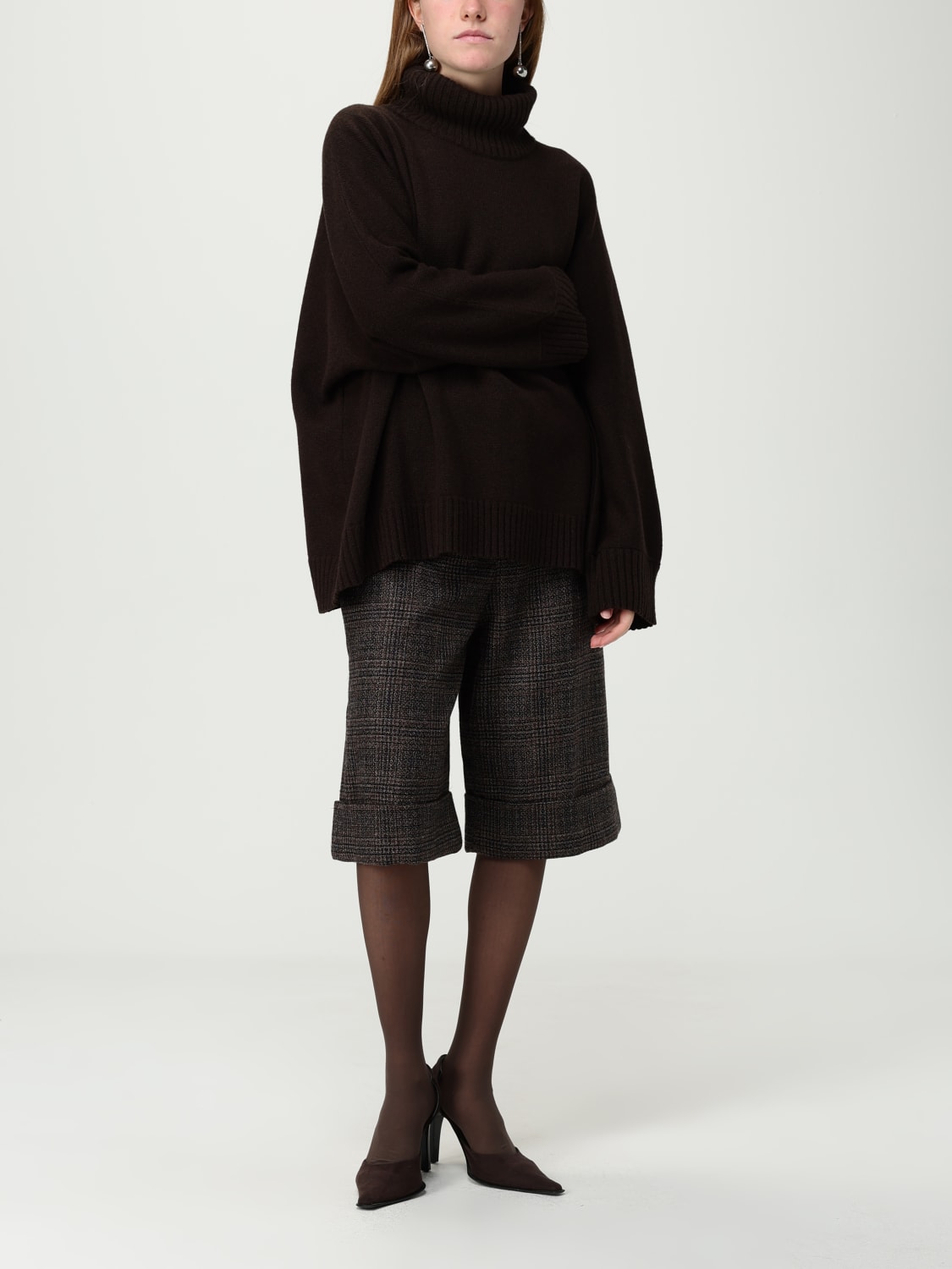 ALBERTA FERRETTI PULLOVER: Pullover damen Alberta Ferretti, Braun - Img 2