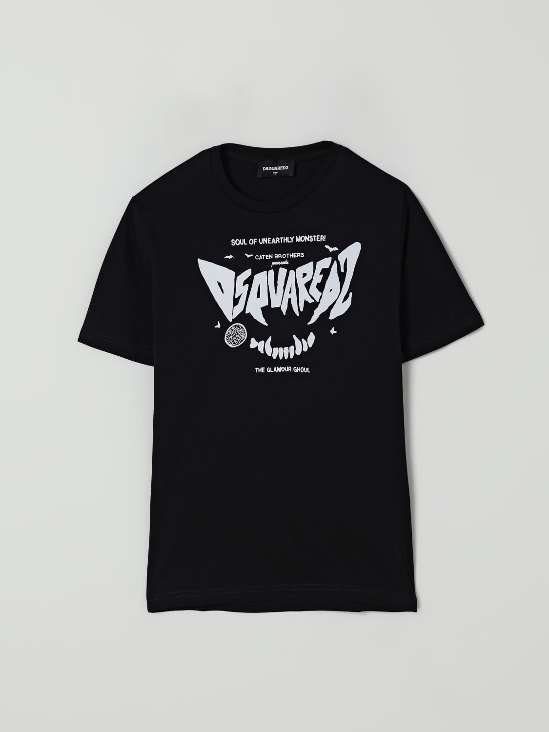 DSQUARED2 CAMISETA: Camiseta niños Dsquared2, Negro - Img 1