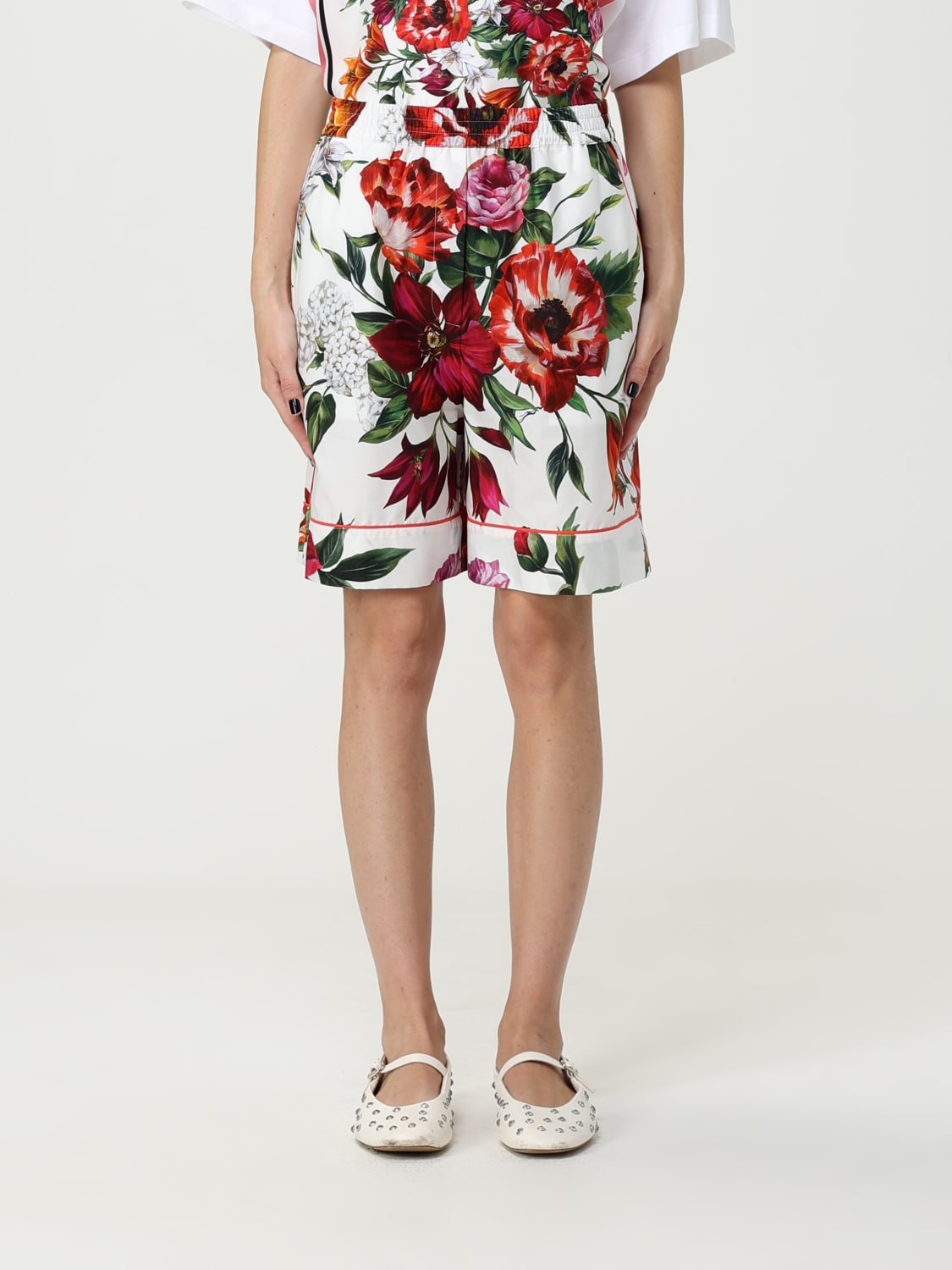 DOLCE & GABBANA SHORTS: Shorts damen Dolce & Gabbana, Weiß - Img 1