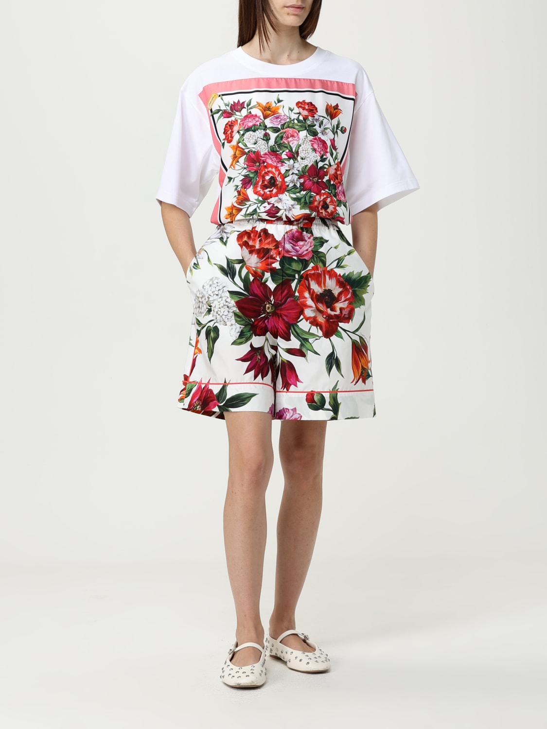 DOLCE & GABBANA SHORTS: Shorts damen Dolce & Gabbana, Weiß - Img 2