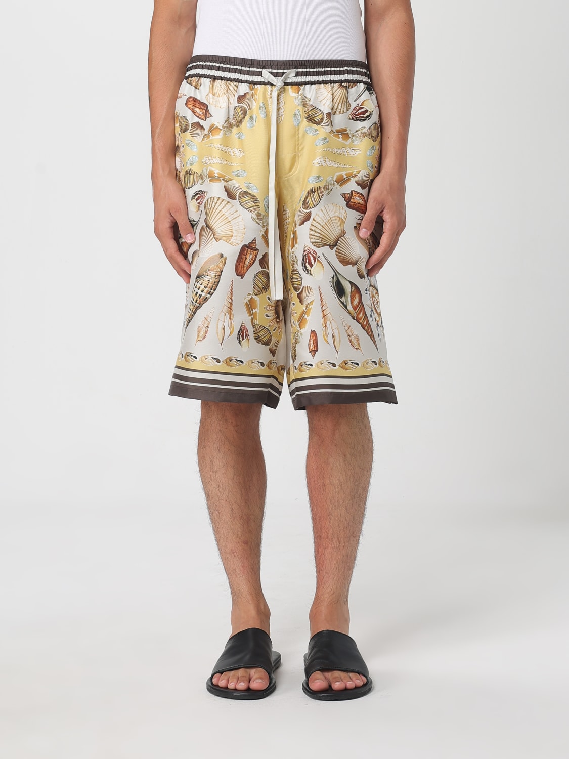 DOLCE & GABBANA SHORTS: Short men Dolce & Gabbana, Yellow - Img 1