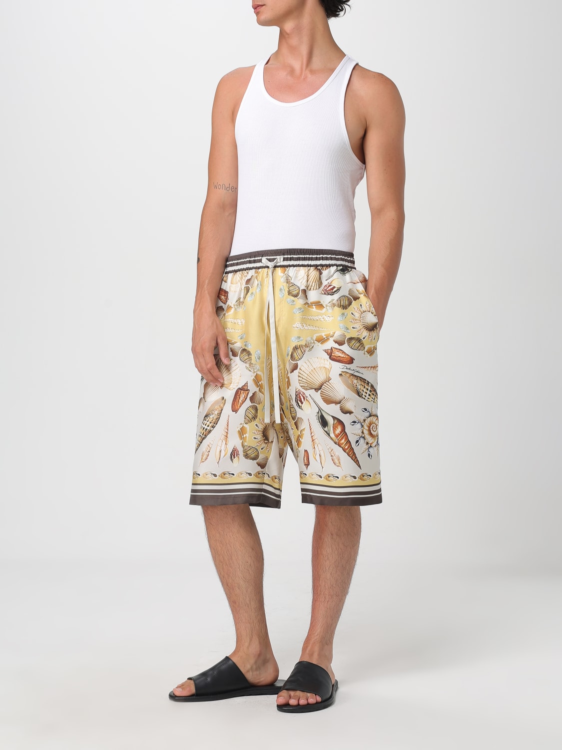 DOLCE & GABBANA SHORTS: Short men Dolce & Gabbana, Yellow - Img 2