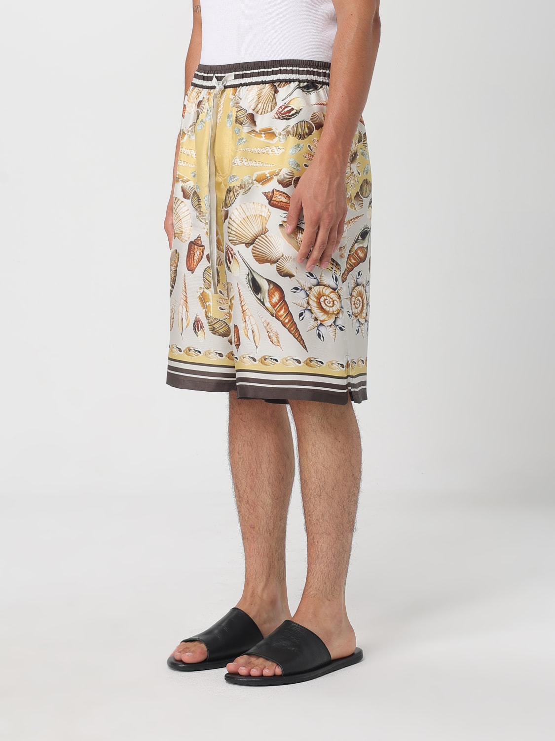 DOLCE & GABBANA SHORTS: Short men Dolce & Gabbana, Yellow - Img 4