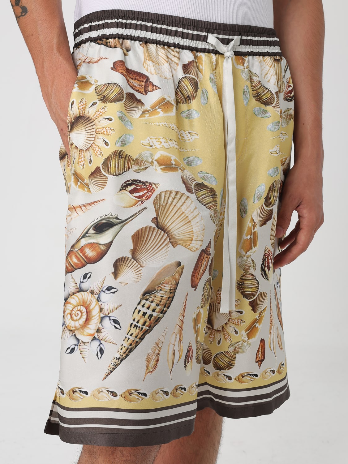 DOLCE & GABBANA SHORTS: Short men Dolce & Gabbana, Yellow - Img 5
